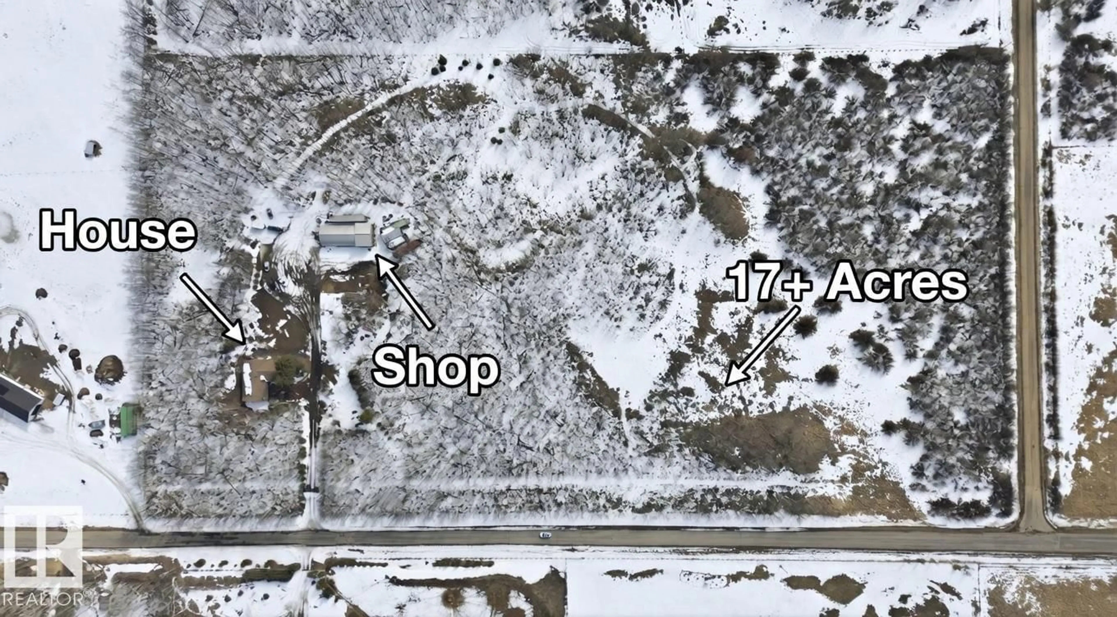 Picture of a map for 22443 TWP ROAD 512, Rural Strathcona County Alberta T8C1H3