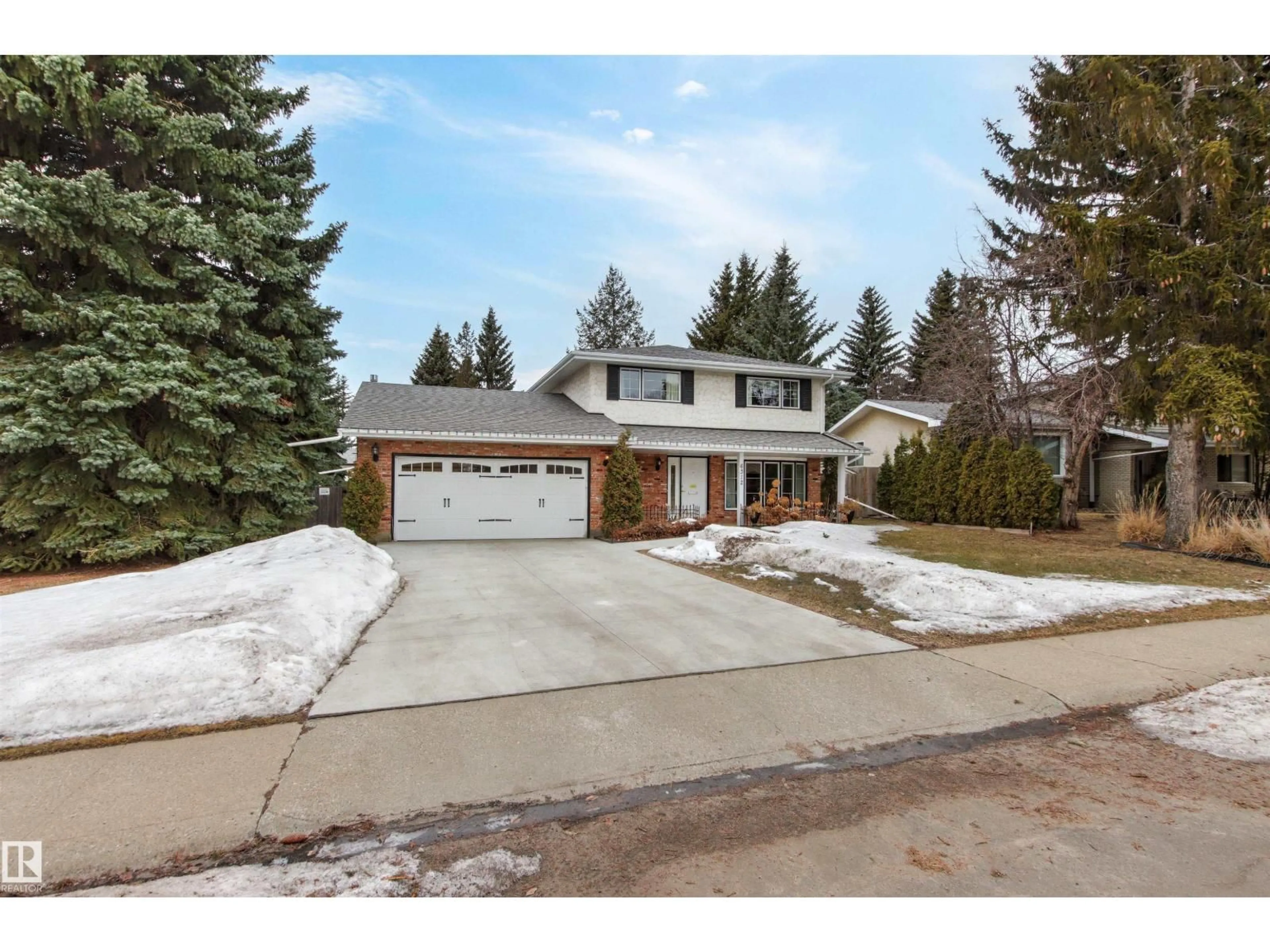 Home with brick exterior material, street for 6312 147 ST, Edmonton Alberta T6M4S3