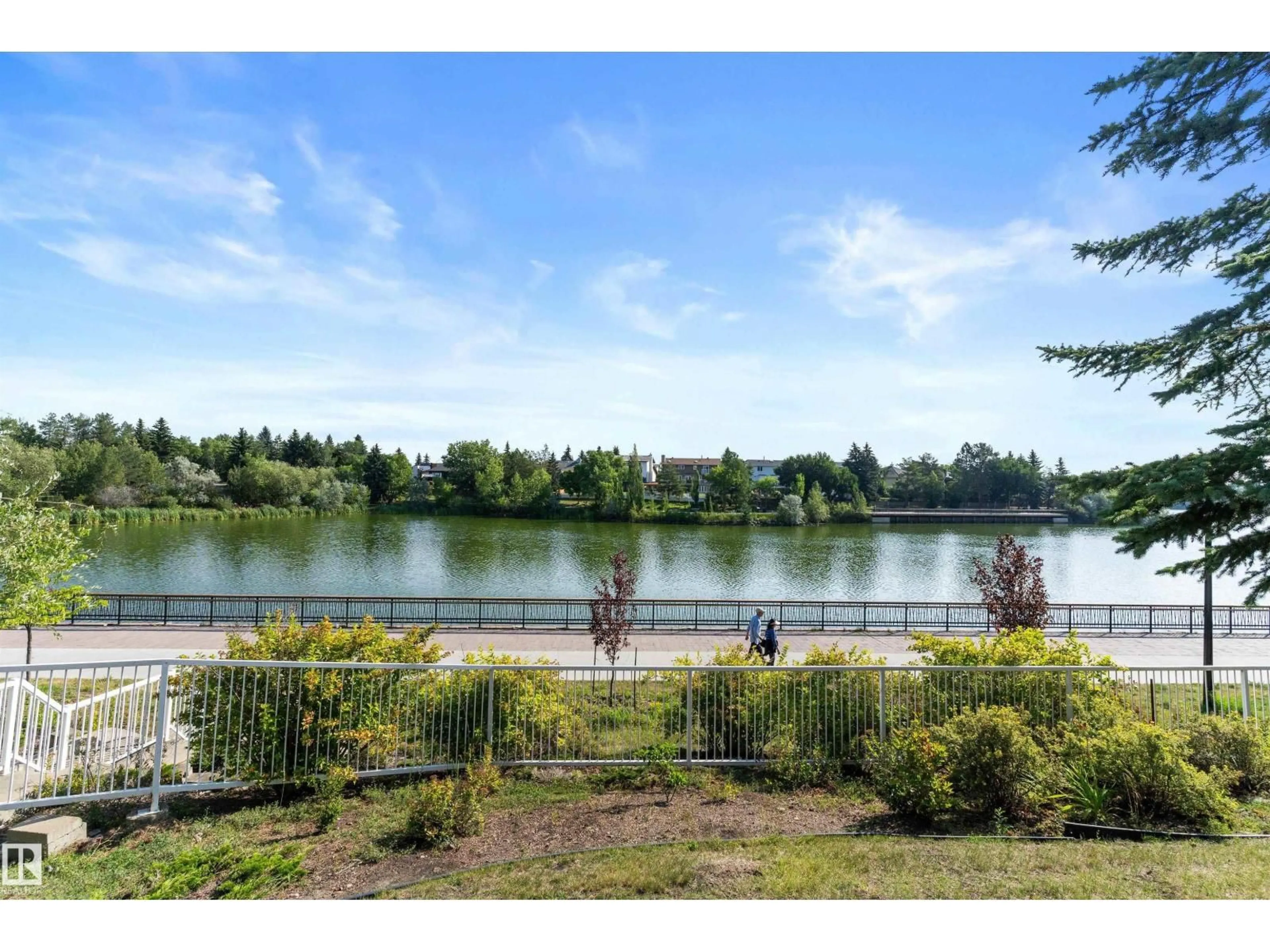 Patio, water/lake/river/ocean view for 124 15499 CASTLE DOWNS RD NW, Edmonton Alberta T5X5Y3