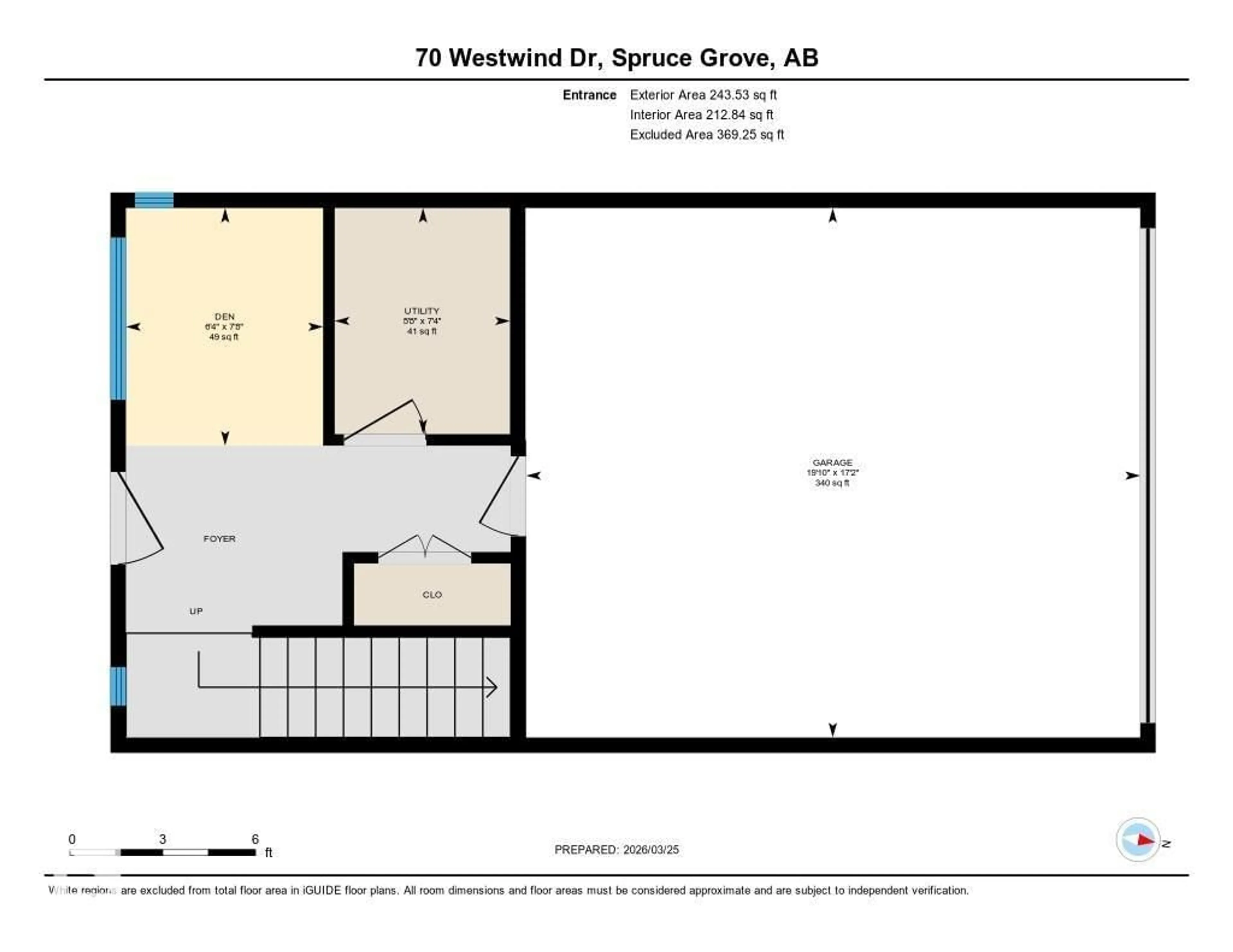 Floor plan for 70 WESTWIND DR, Spruce Grove Alberta T7X4B9