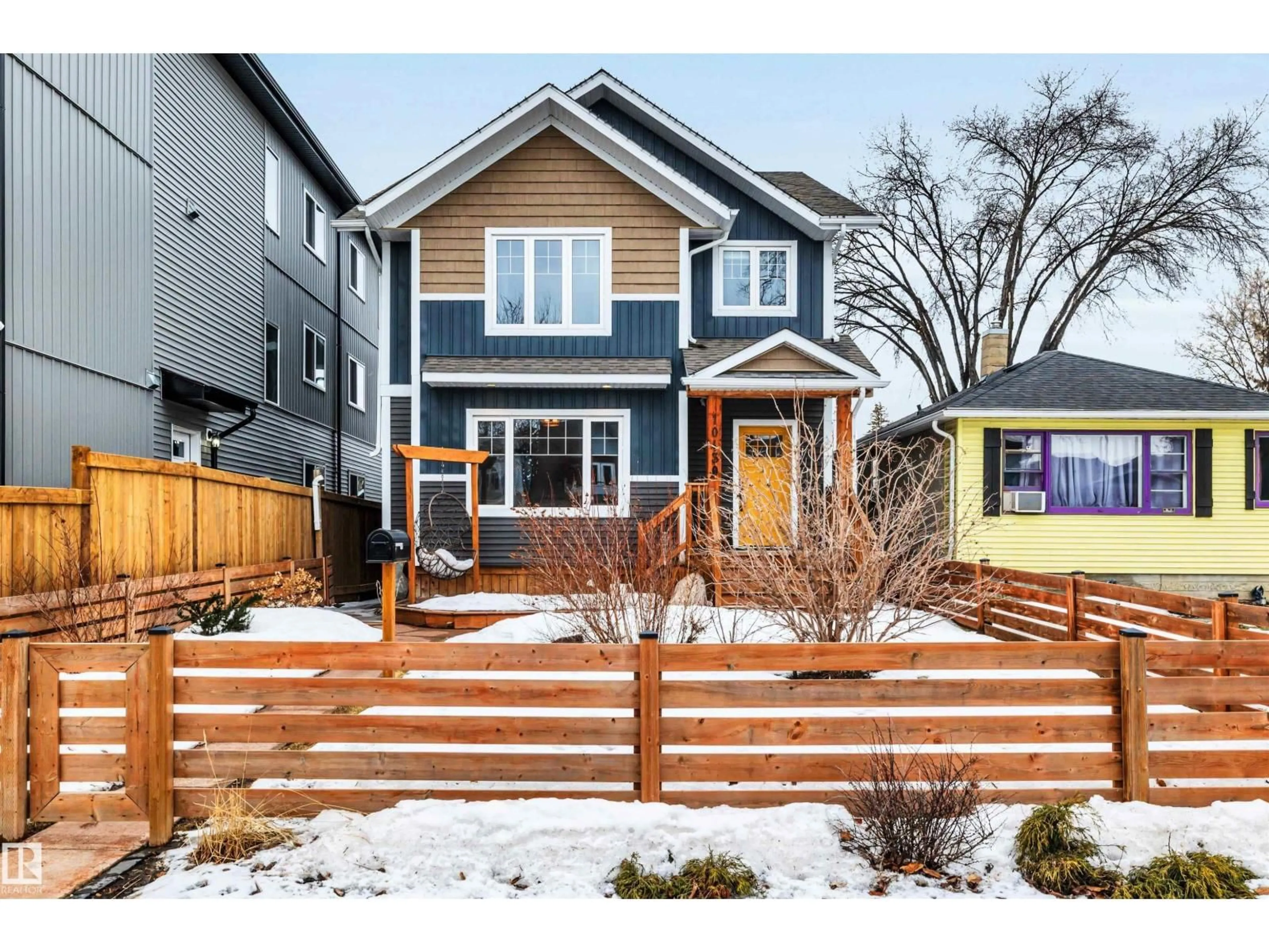 Home with brick exterior material, street for 10430 148 ST, Edmonton Alberta T5M3G8