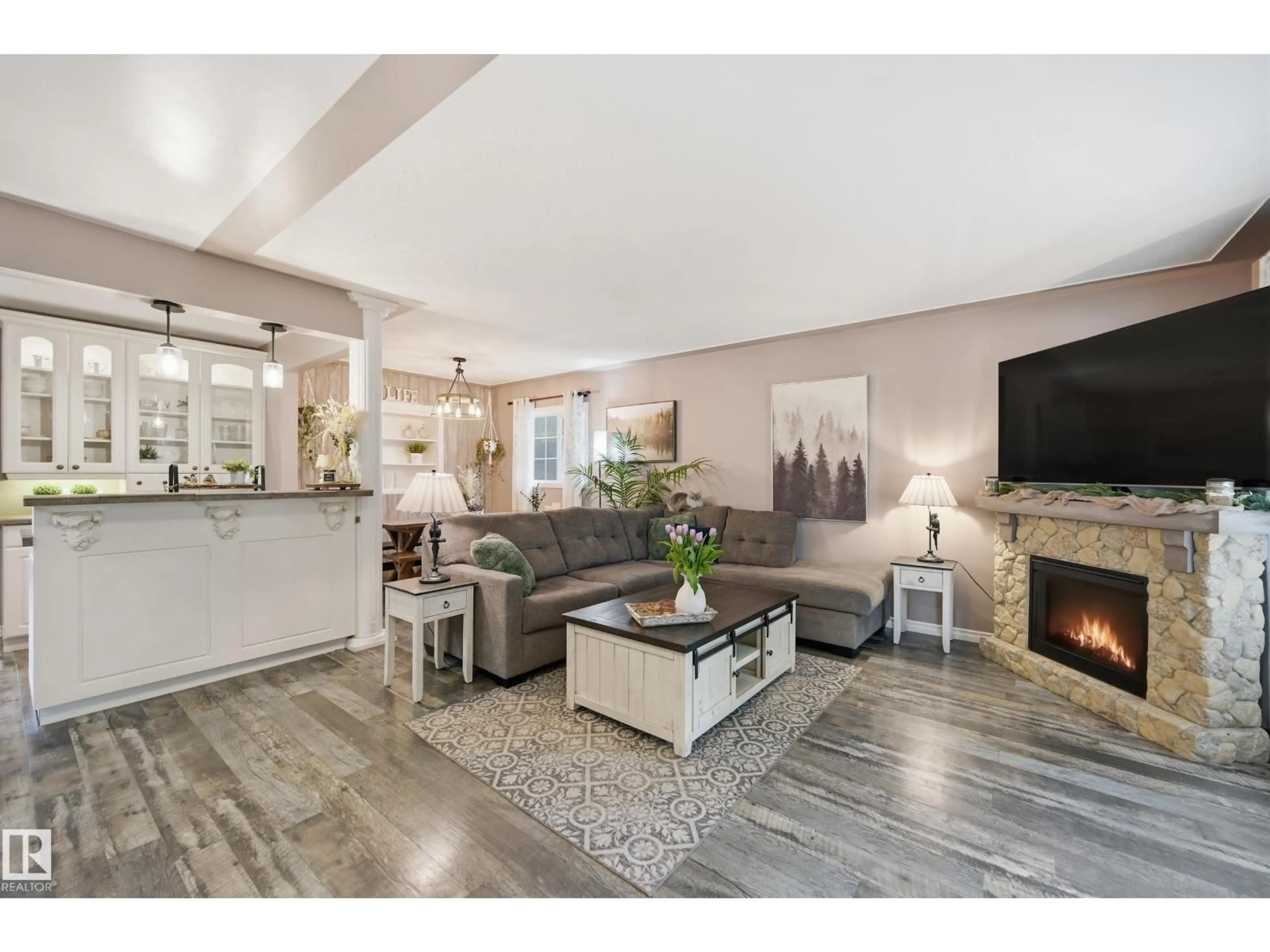 Living room with furniture, unknown for NW - 13531 120 STREET, Edmonton Alberta T5E5P6