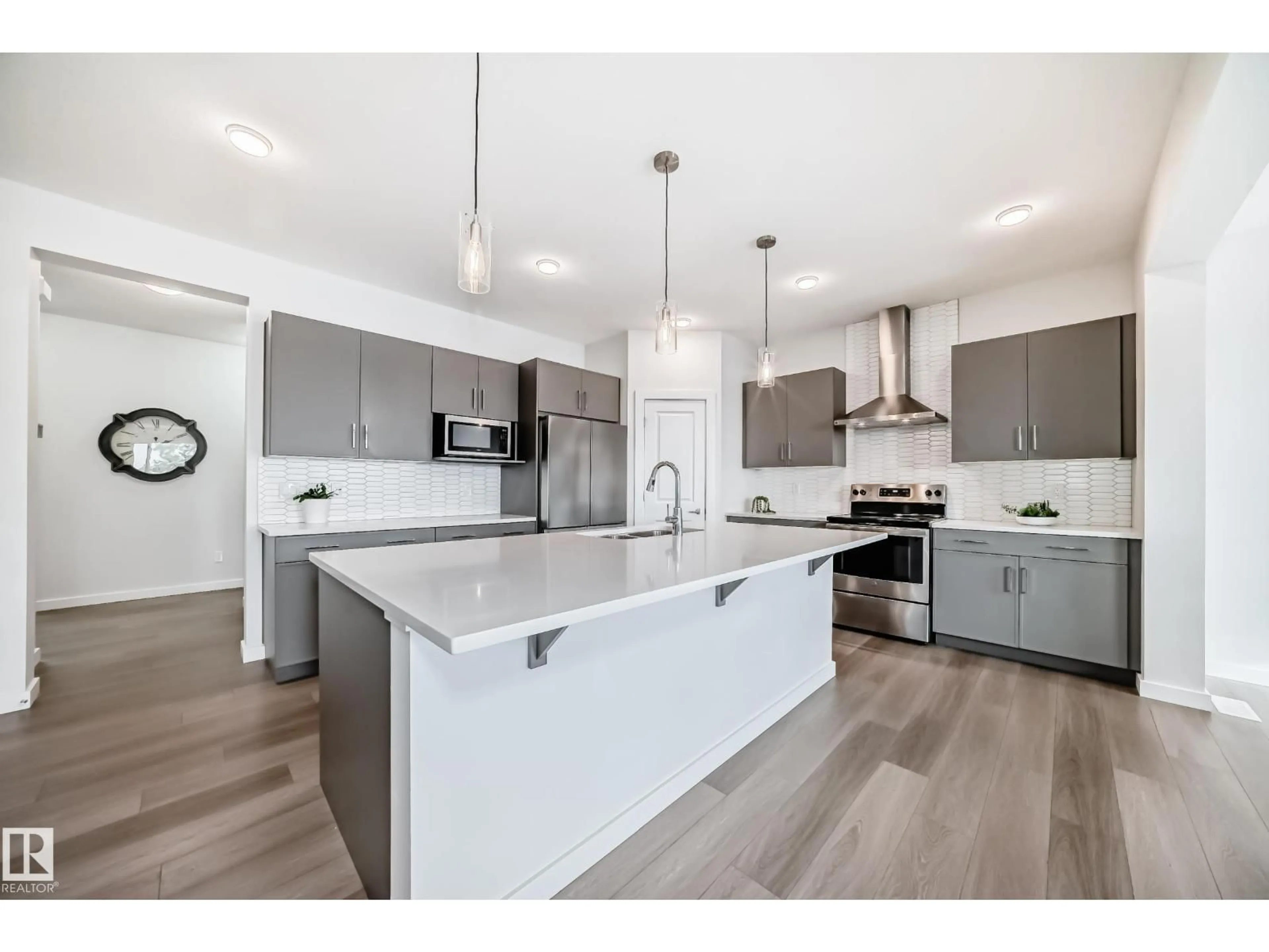 Open concept kitchen, unknown for SW - 2935 CHOKECHERRY CM, Edmonton Alberta T6X2M3