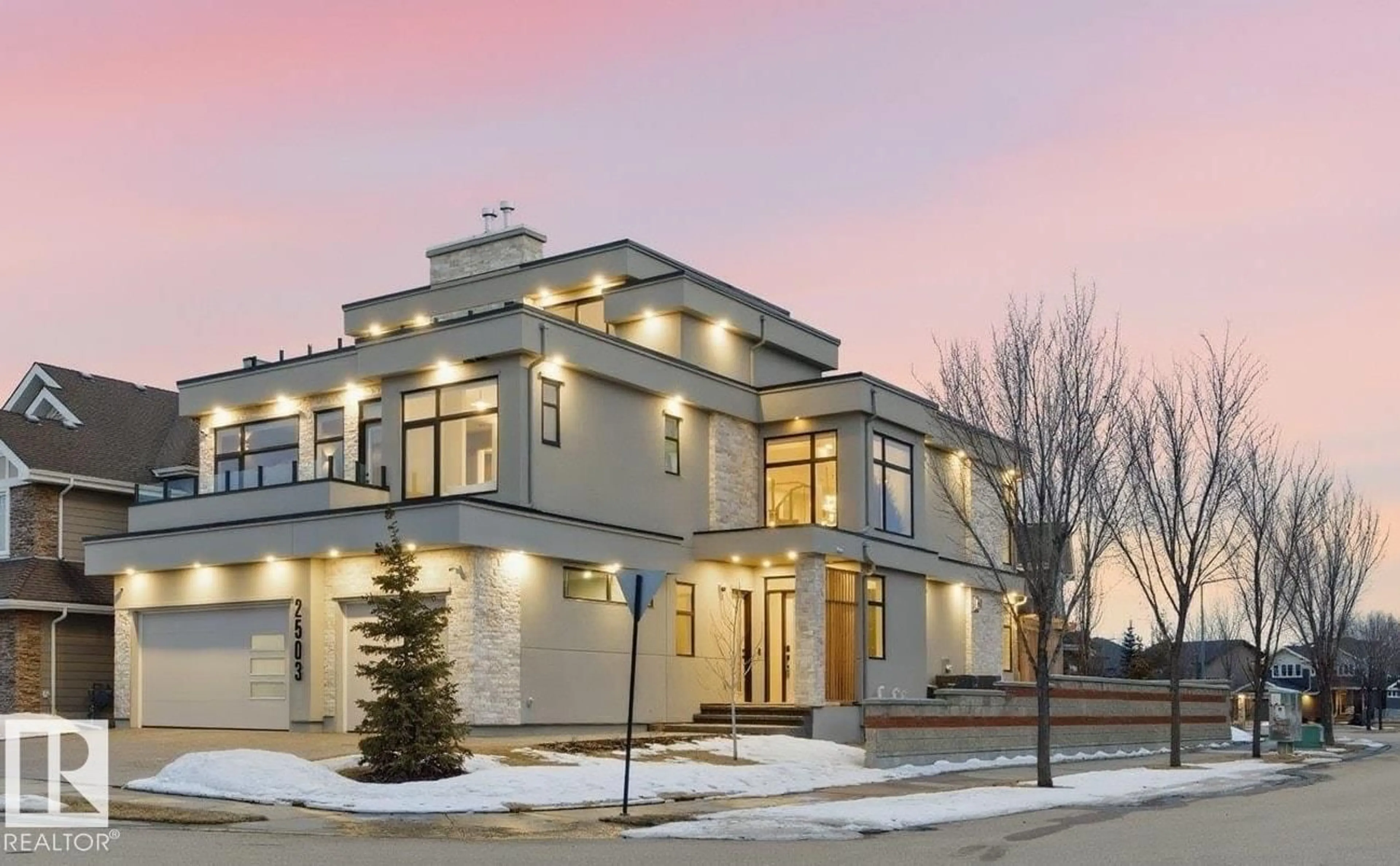 Home with brick exterior material, street for 2503 CAMERON RAVINE LANDING LD, Edmonton Alberta T6M0L3