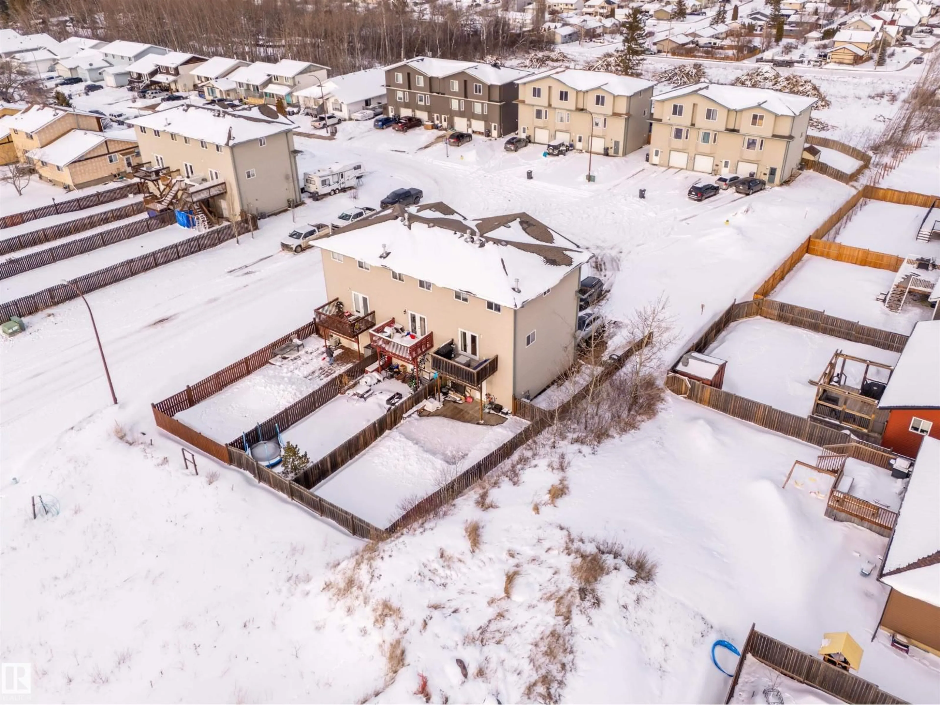 A pic from outside/outdoor area/front of a property/back of a property/a pic from drone, building for 1211 13 ST, Cold Lake Alberta T9M1J4