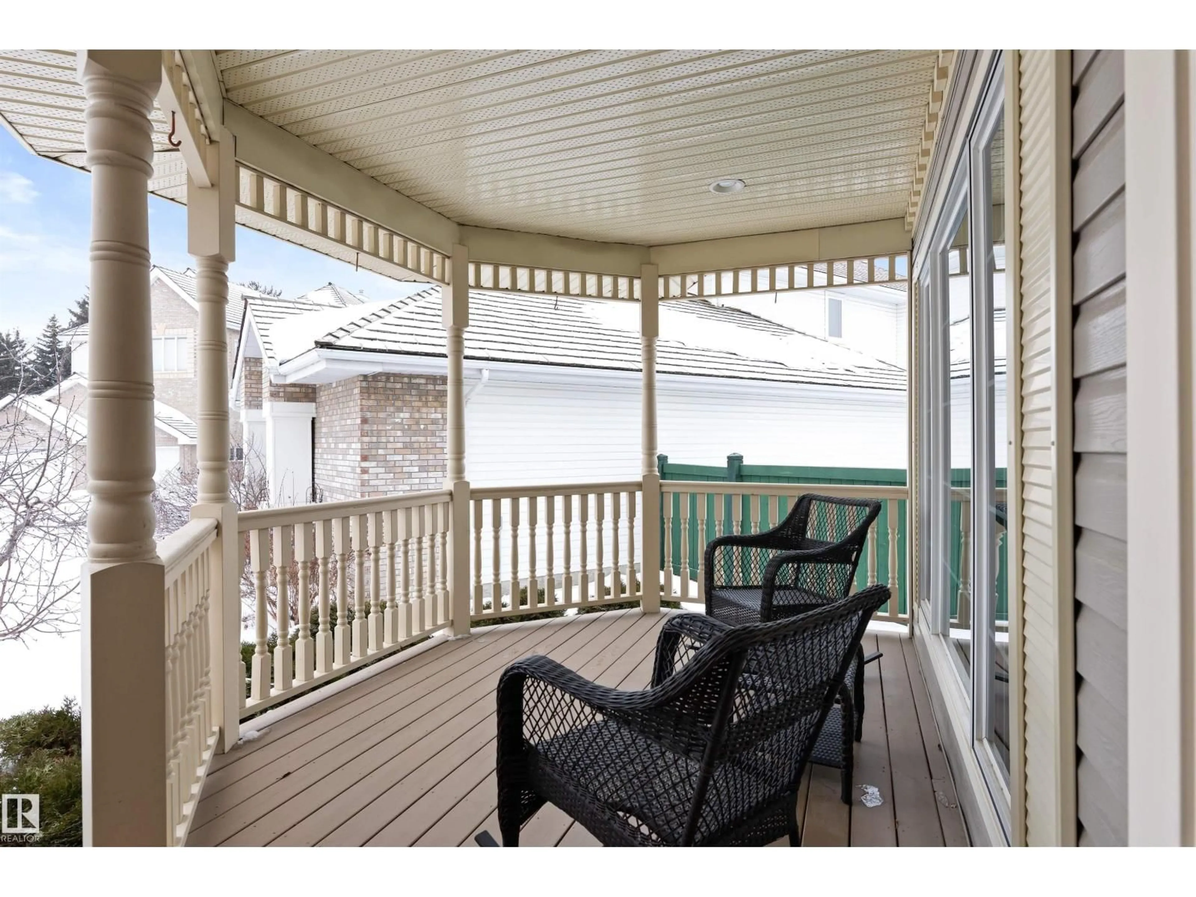 Patio, water/lake/river/ocean view for 4 PLACER CL, St. Albert Alberta T8N6A2