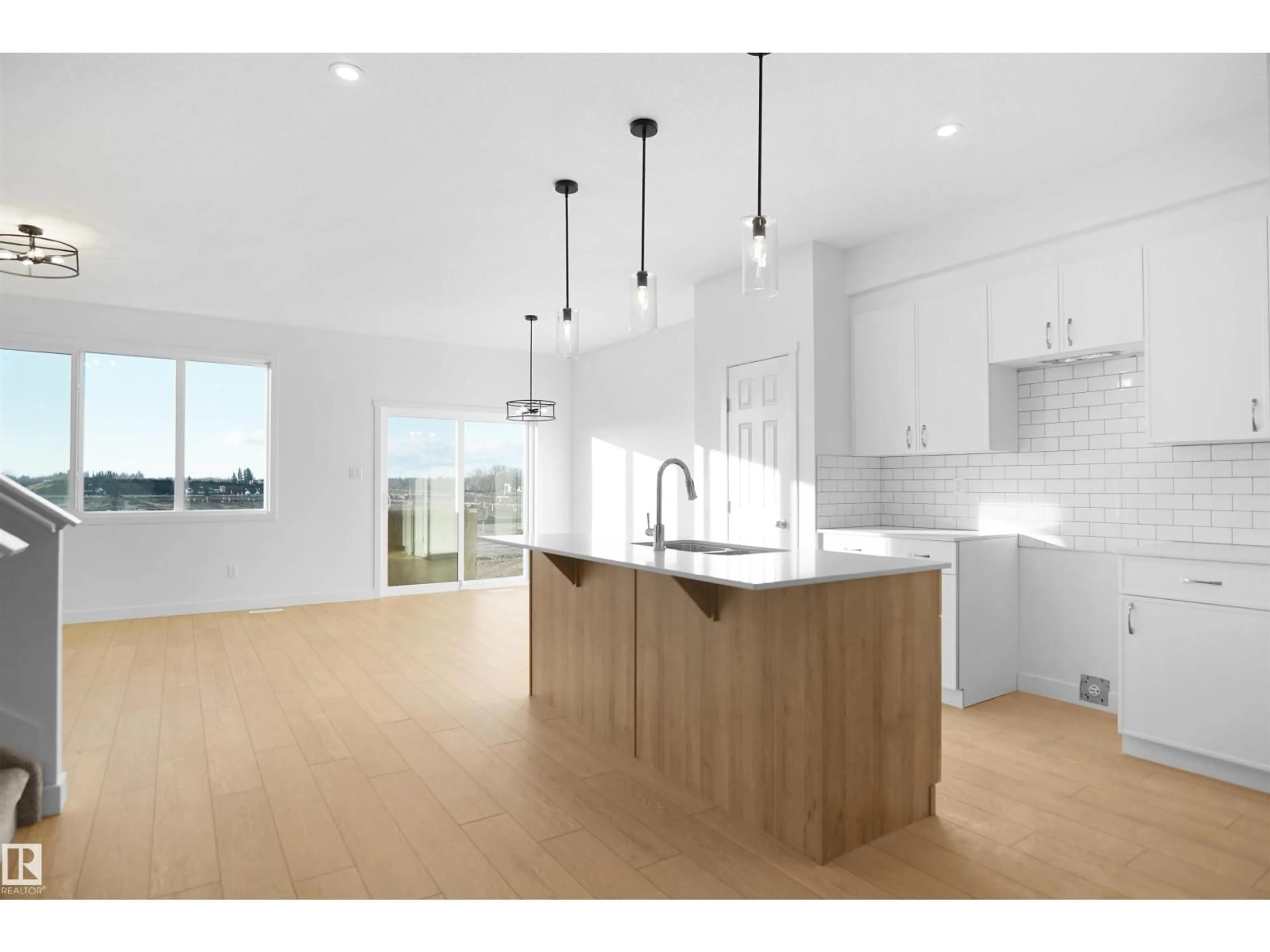 Open concept kitchen, unknown for 13136 214 ST, Edmonton Alberta T5S0X1