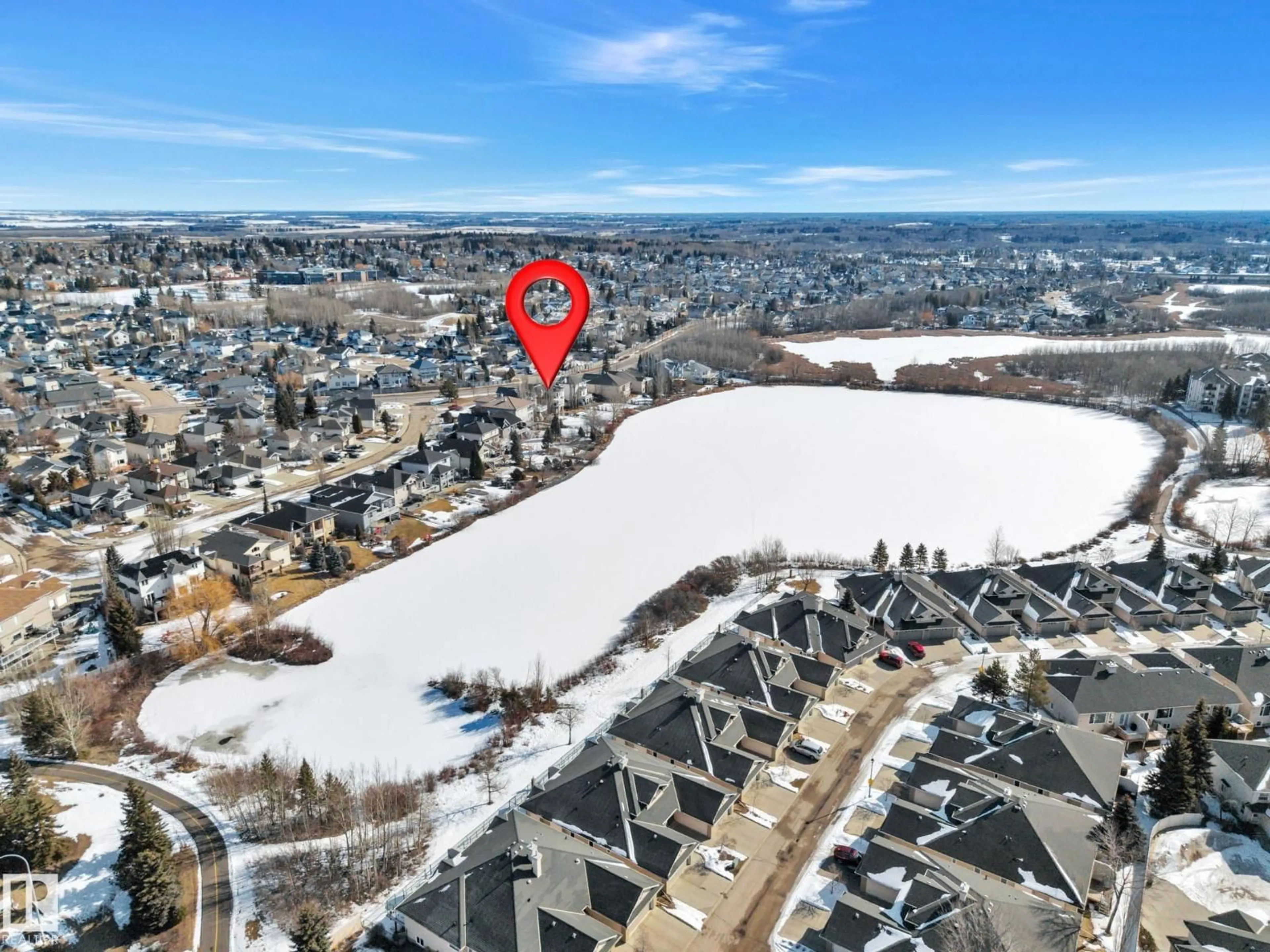 A pic from outside/outdoor area/front of a property/back of a property/a pic from drone, street for 120 HIGHLAND DR, Sherwood Park Alberta T8A6E4