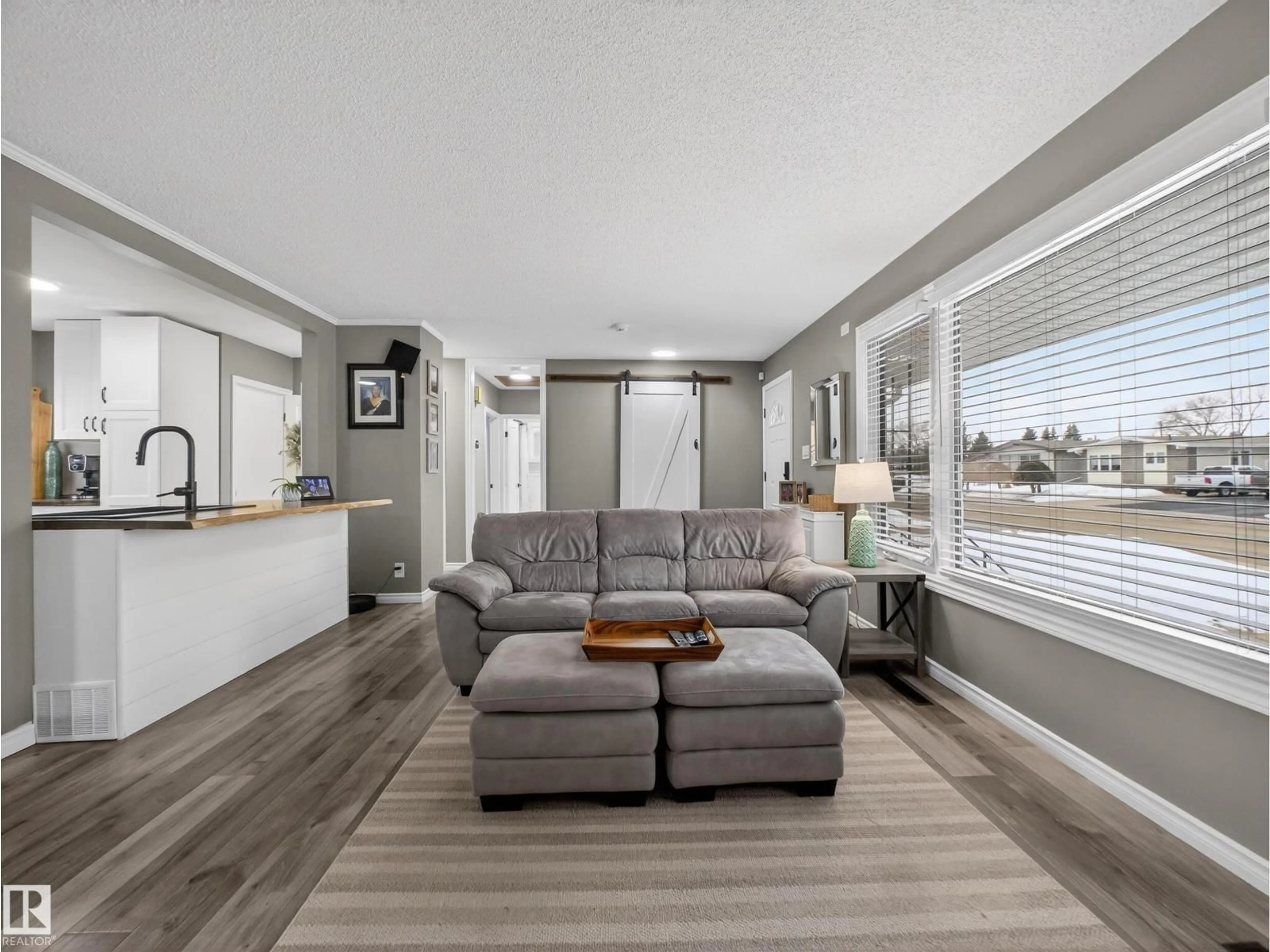 Living room with furniture, unknown for 4213 48A ST, Vegreville Alberta T9C1B3