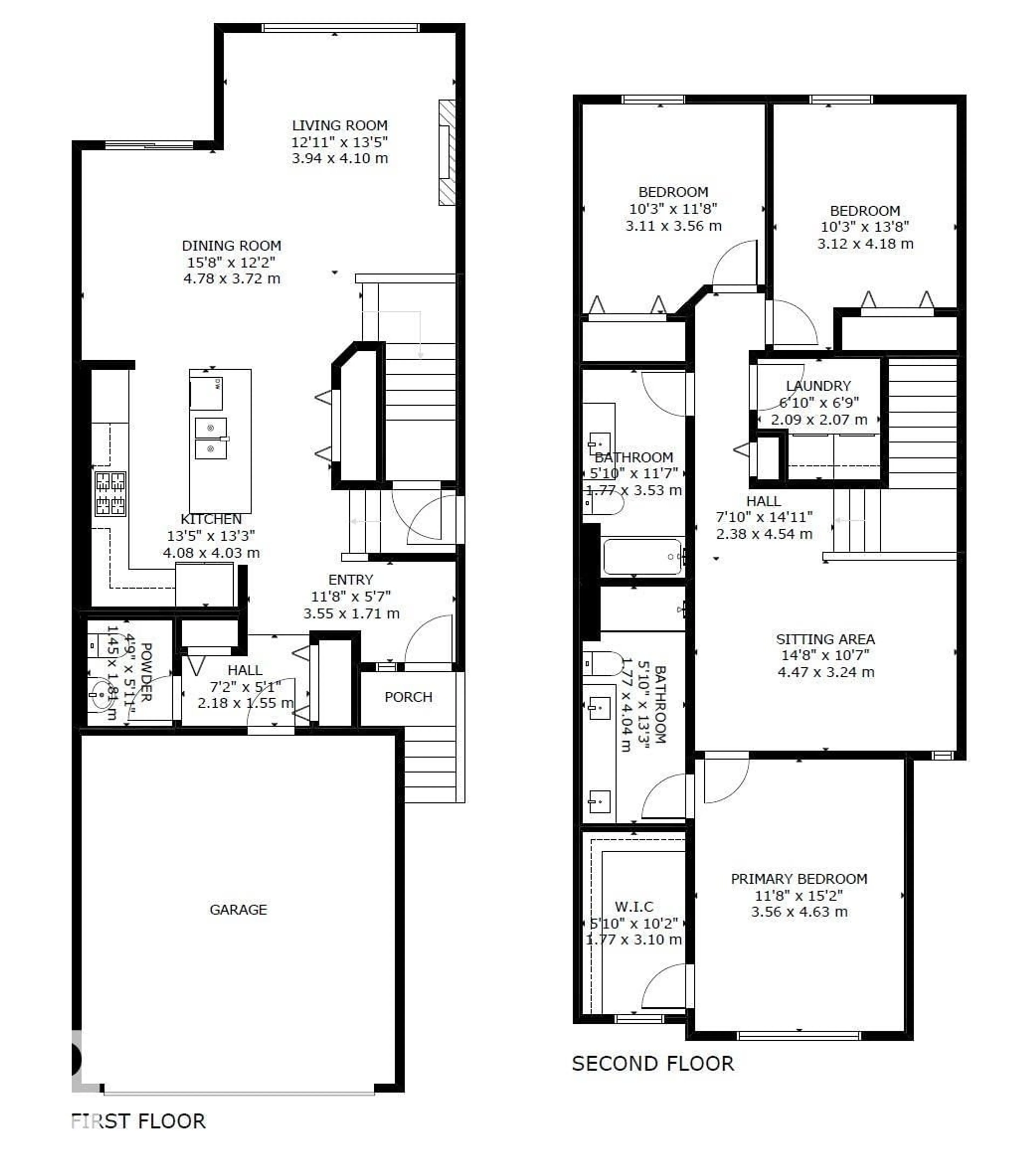 Floor plan for 1143 PLUM LN, Edmonton Alberta T6X3A6