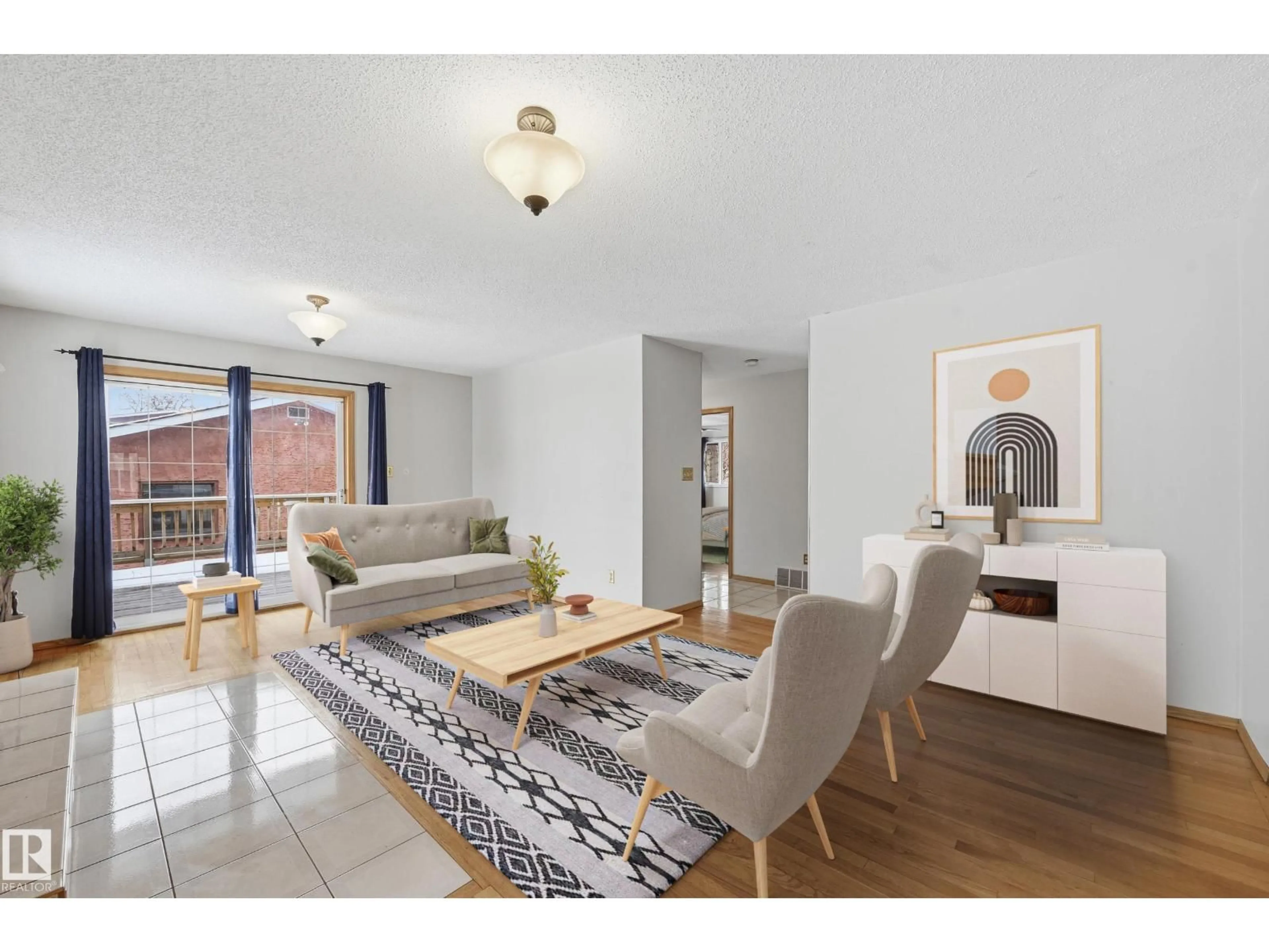 Living room with furniture, unknown for 11019 126 ST NW, Edmonton Alberta T5M0P8