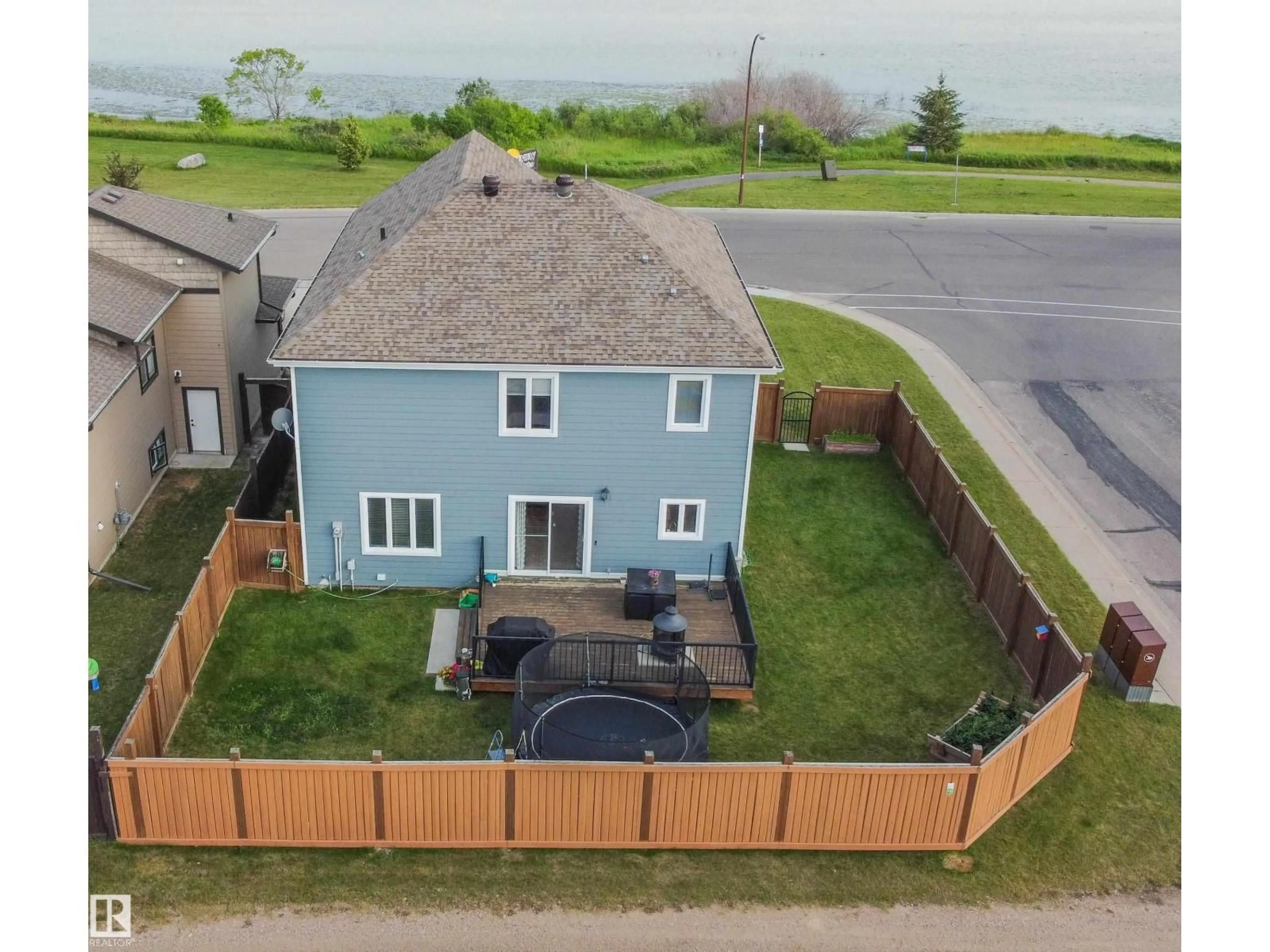 A pic from outside/outdoor area/front of a property/back of a property/a pic from drone, unknown for 3719 LAKESHORE DR, Bonnyville Town Alberta T9N0A4