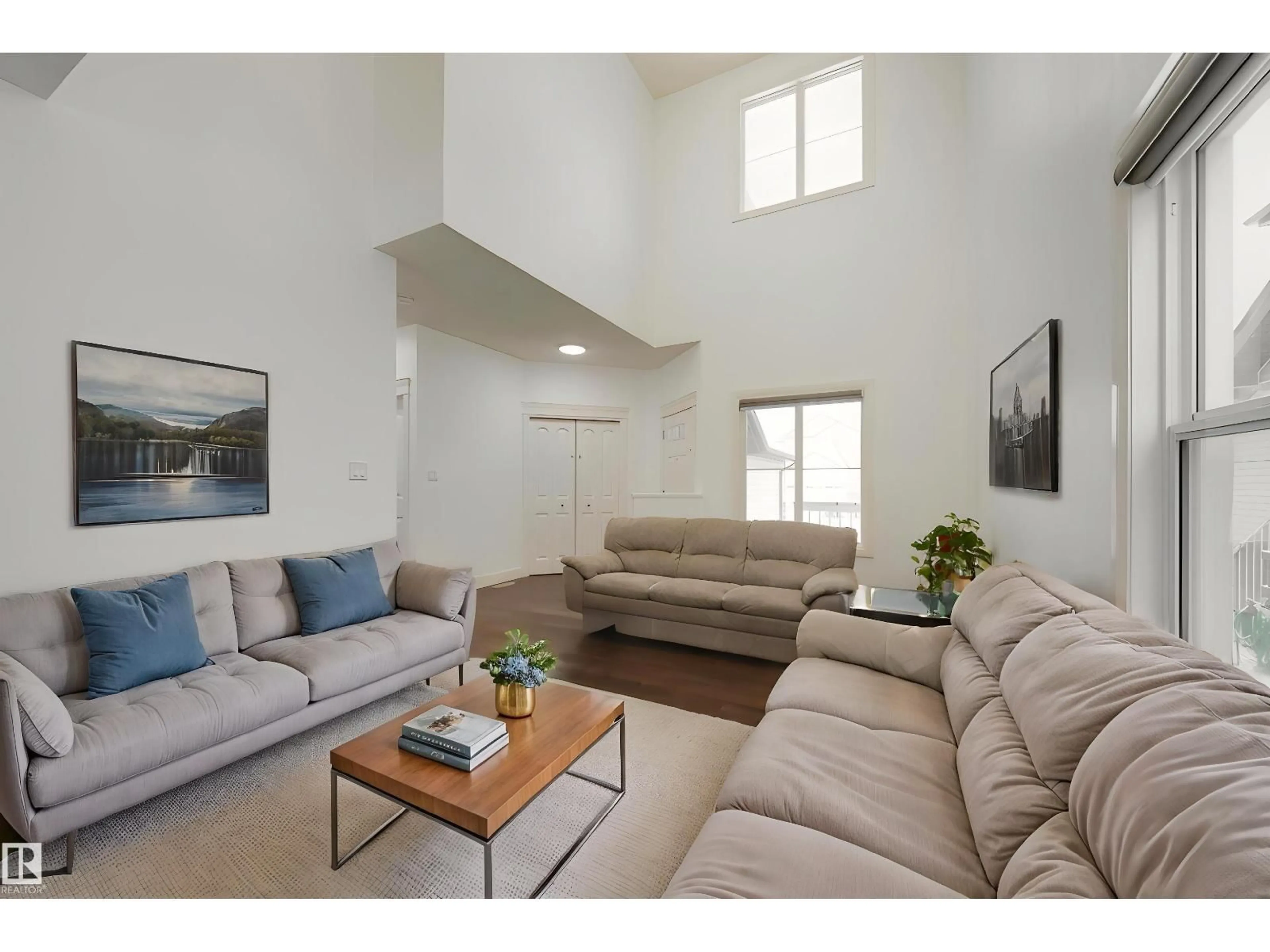 Living room with furniture, unknown for 6131 10 AV, Edmonton Alberta T6X0M3