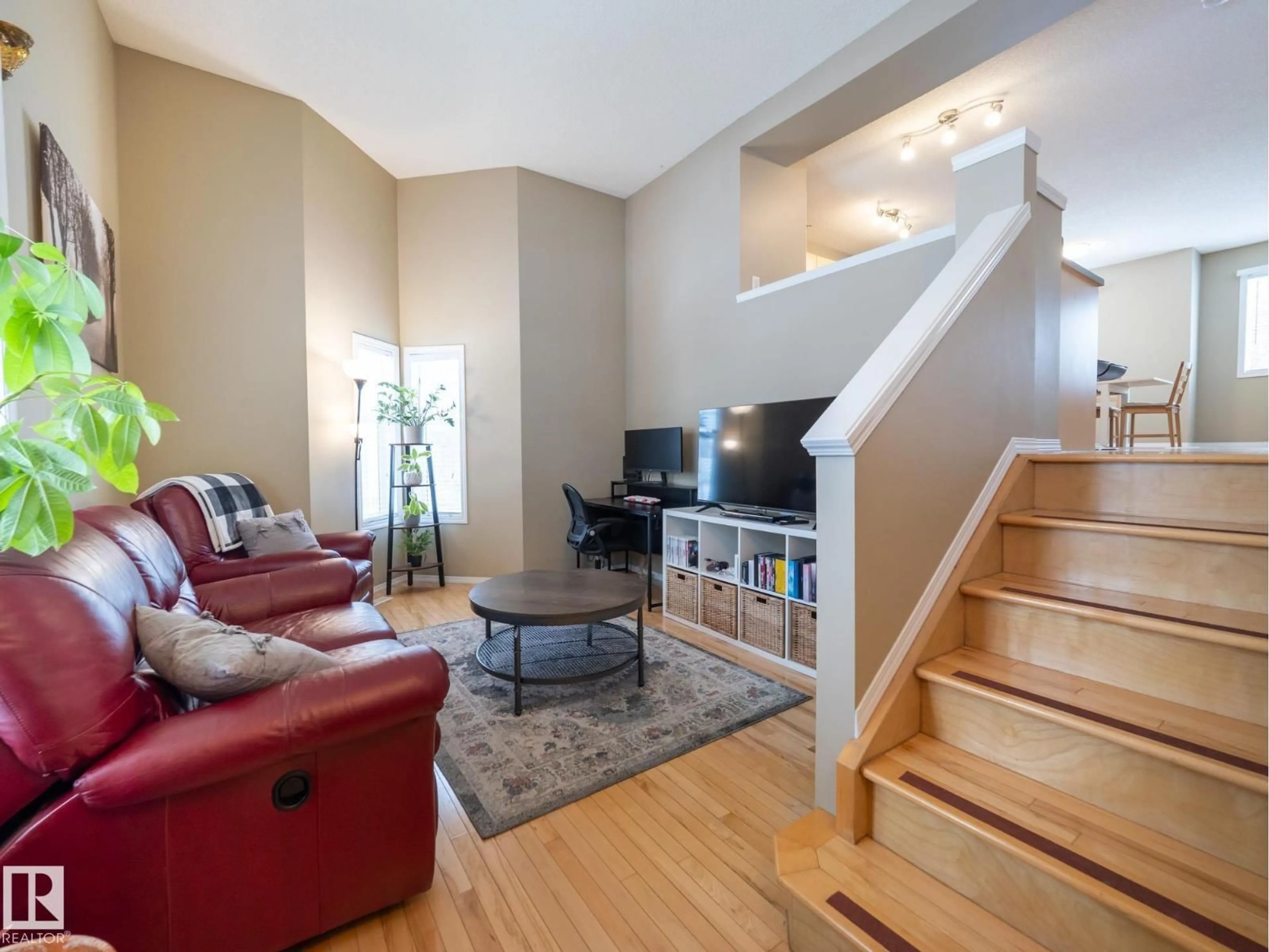 Living room with furniture, unknown for #25 - 8304 11 AV, Edmonton Alberta T6X1J8