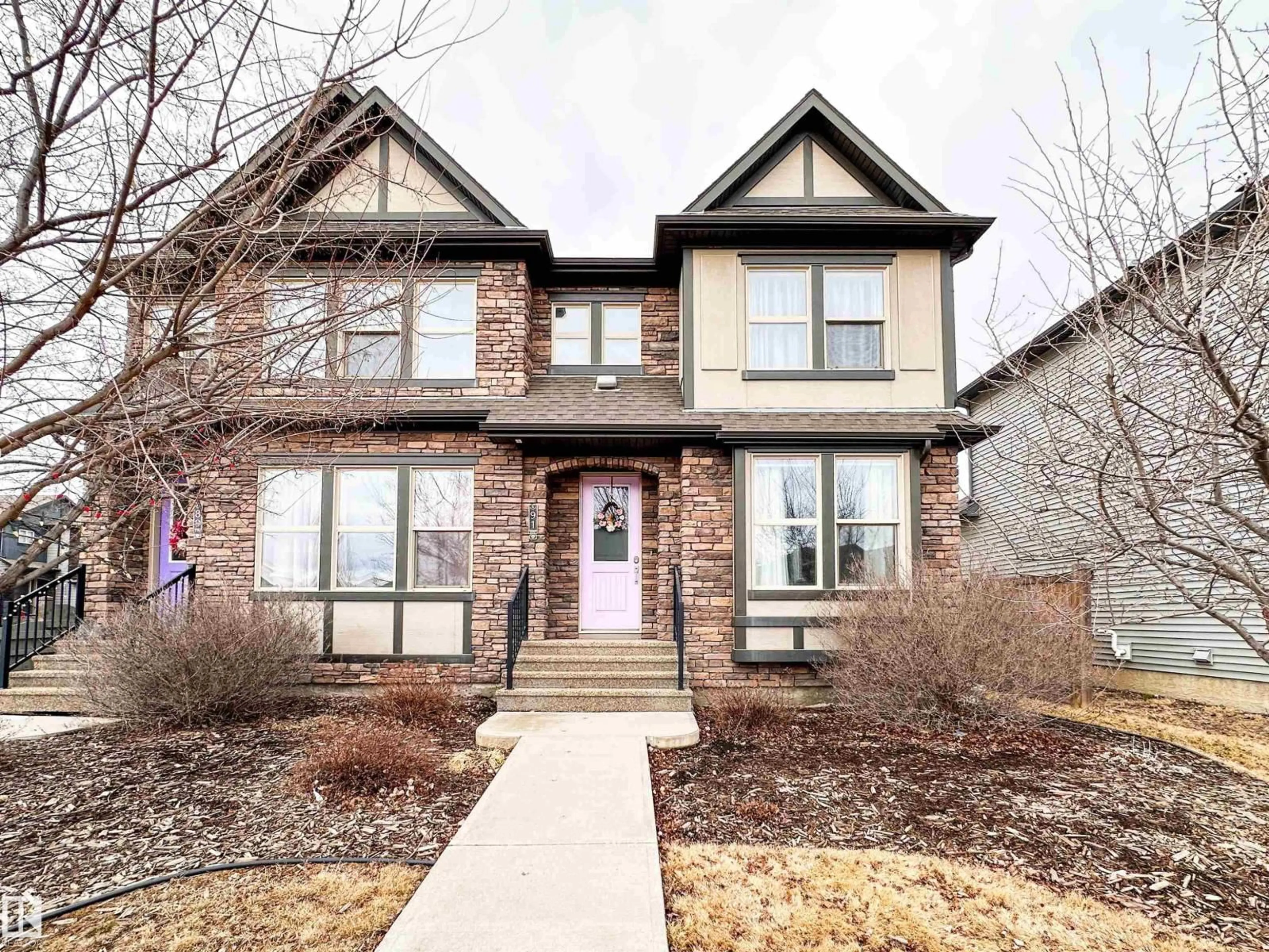 Home with brick exterior material, street for 91 GREENBURY BV, Spruce Grove Alberta T7X0M4