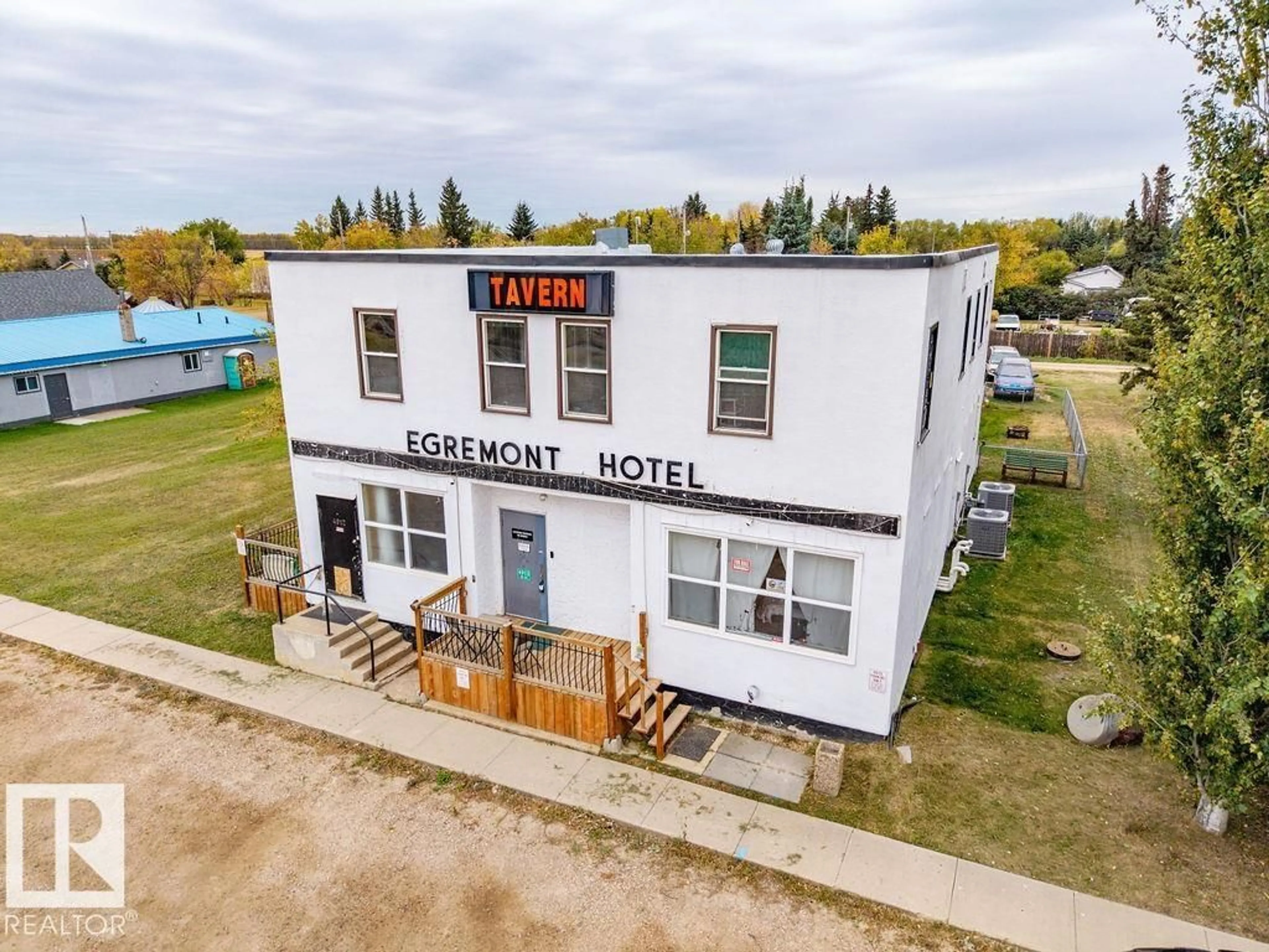 A pic from outside/outdoor area/front of a property/back of a property/a pic from drone, building for 4912 50 ST, Egremont Alberta T0A0Z0
