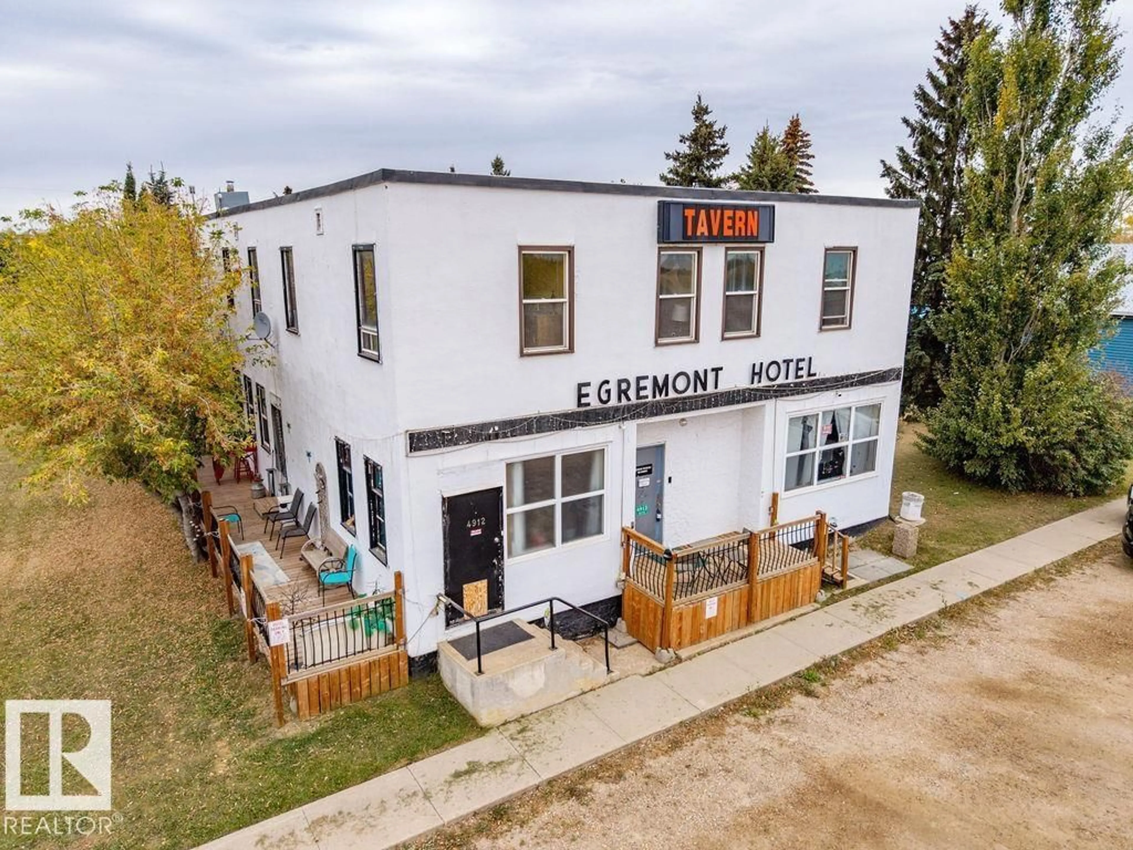 A pic from outside/outdoor area/front of a property/back of a property/a pic from drone, building for 4912 50 ST, Egremont Alberta T0A0Z0