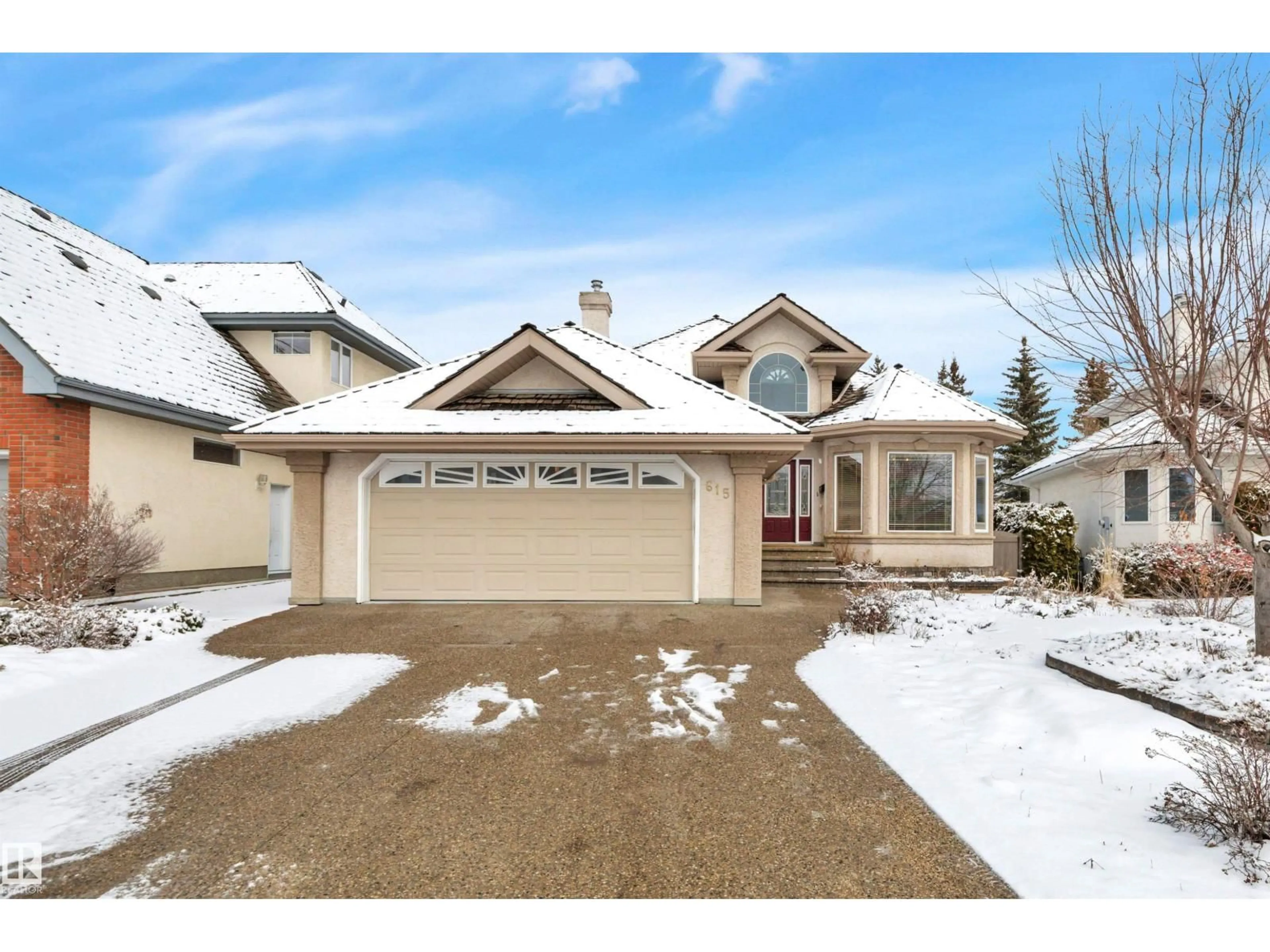 Home with vinyl exterior material, street for BN NW - 615 TWIN BROOKS BEND, Edmonton Alberta T6J7E2