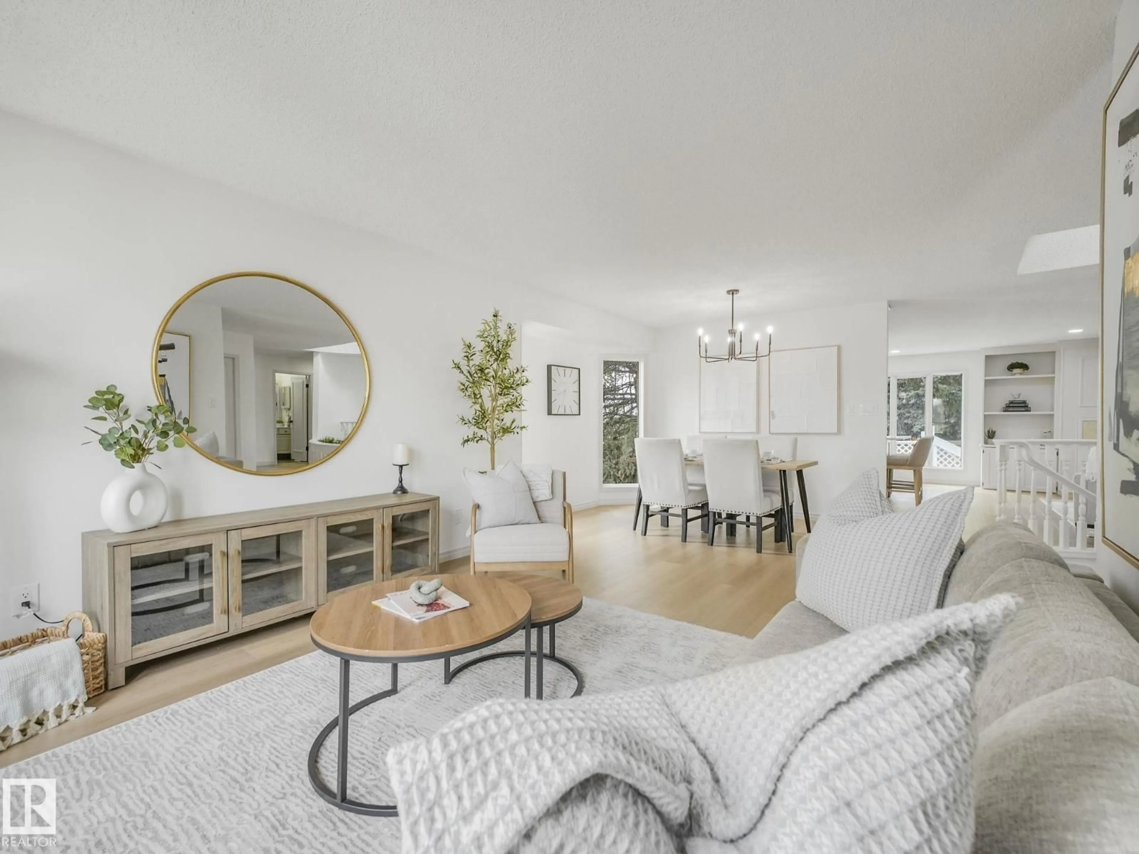 Living room with furniture, unknown for 200 BURTON RD, Edmonton Alberta T6R1P1