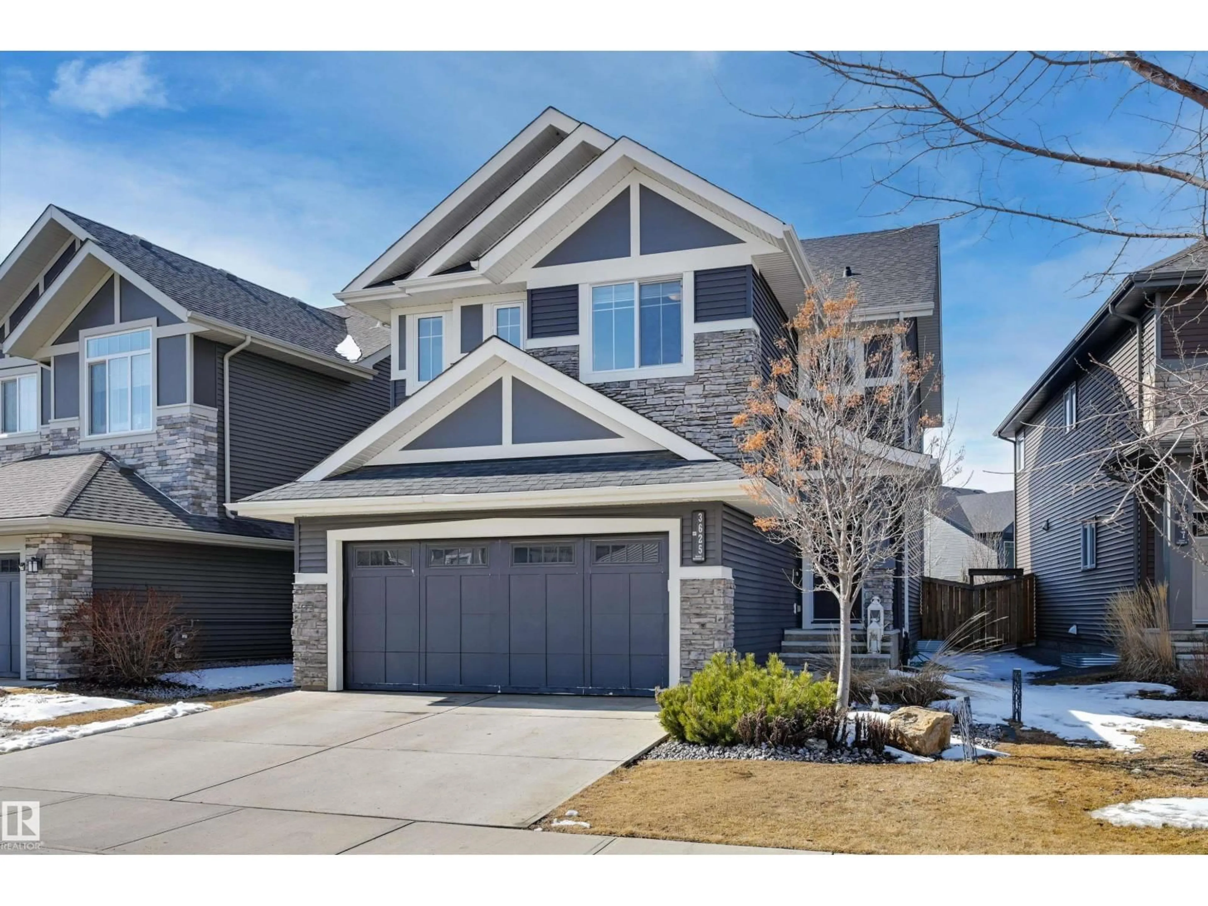 Home with vinyl exterior material, street for 3625 KESWICK BV, Edmonton Alberta T6W3S5