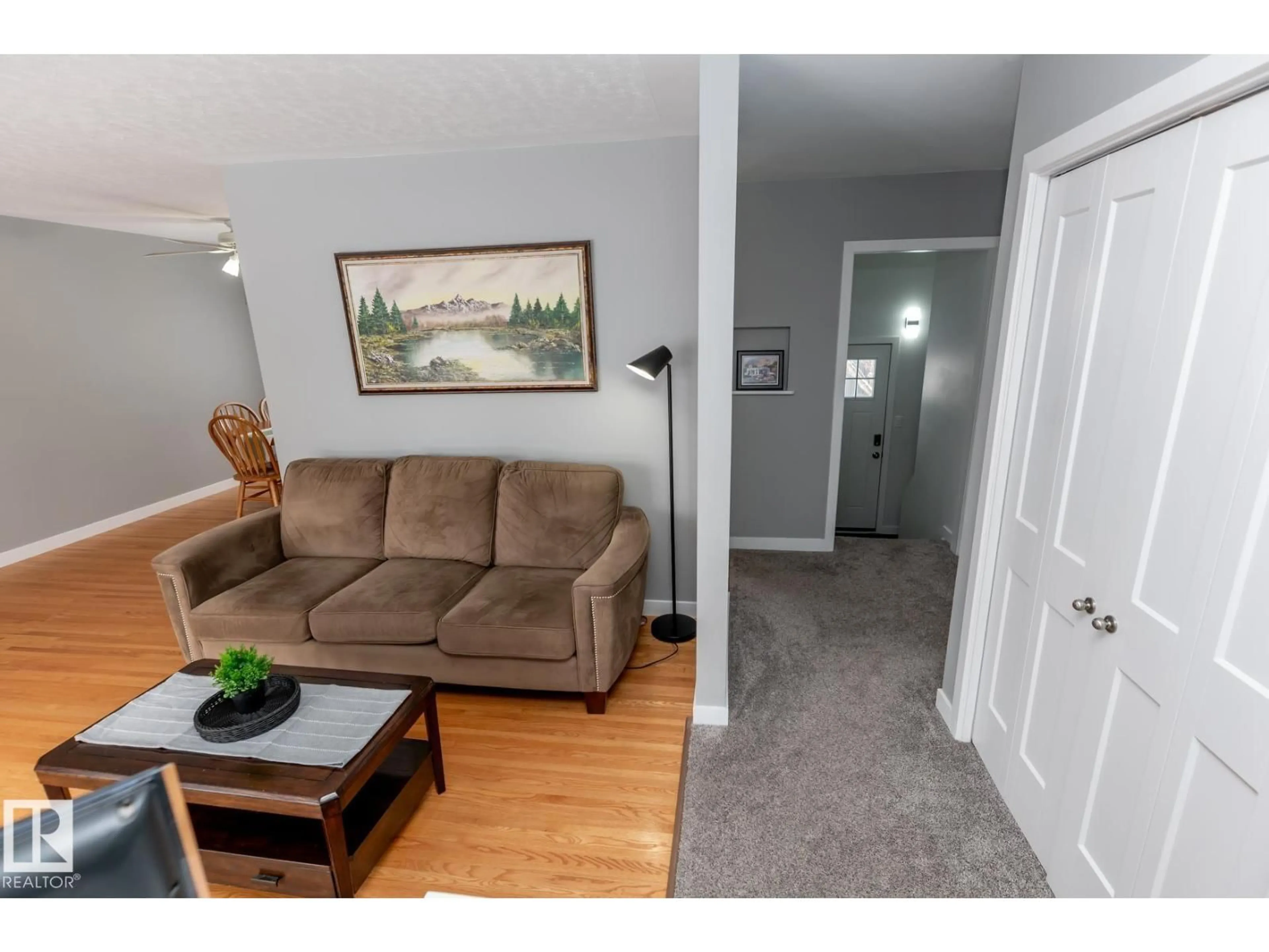 Living room with furniture, unknown for NW - 13503 111 ST, Edmonton Alberta T5E4Z7