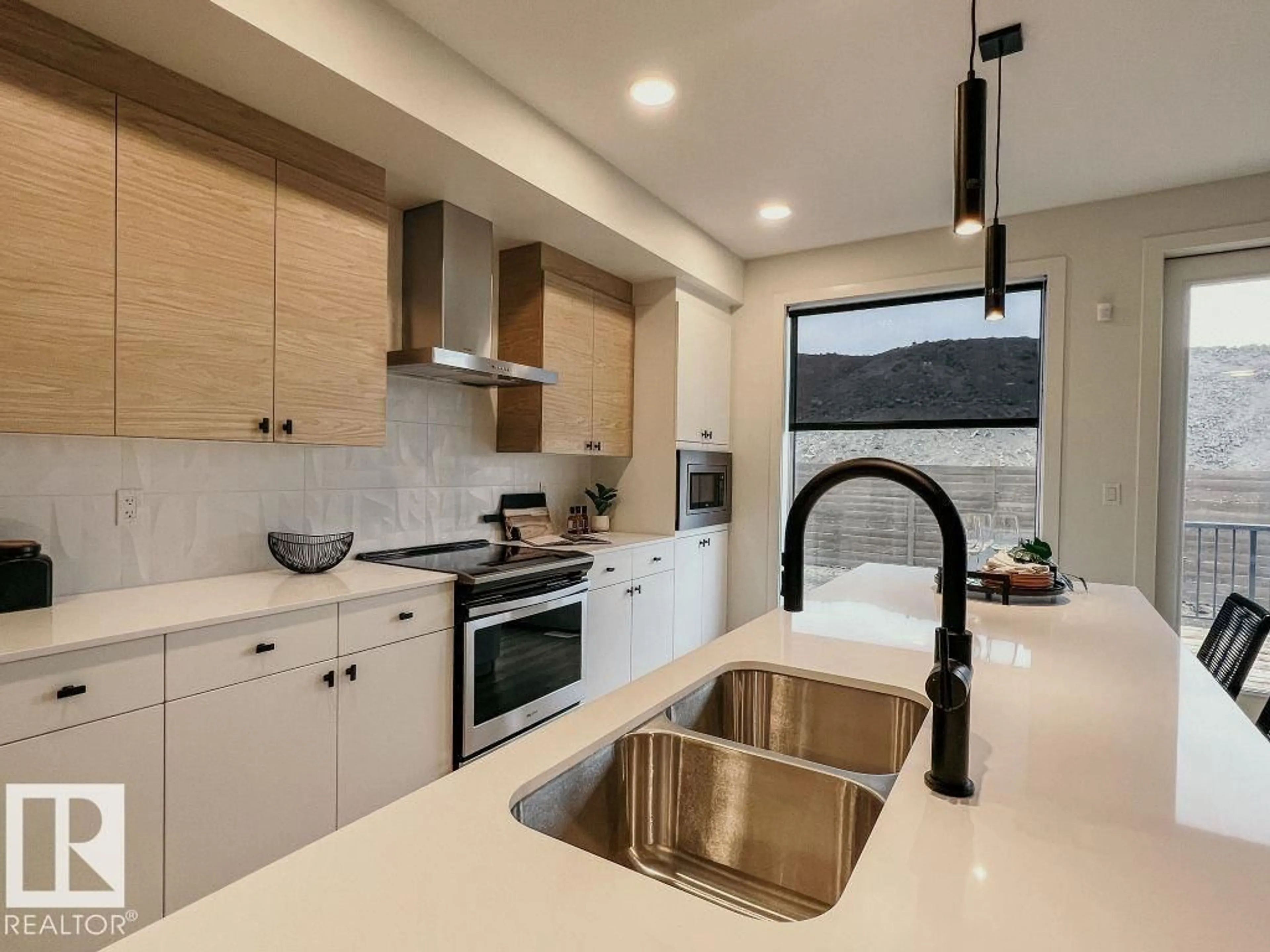 Contemporary kitchen, ceramic/tile floor for SW - 2336 160 ST, Edmonton Alberta T6W4E5