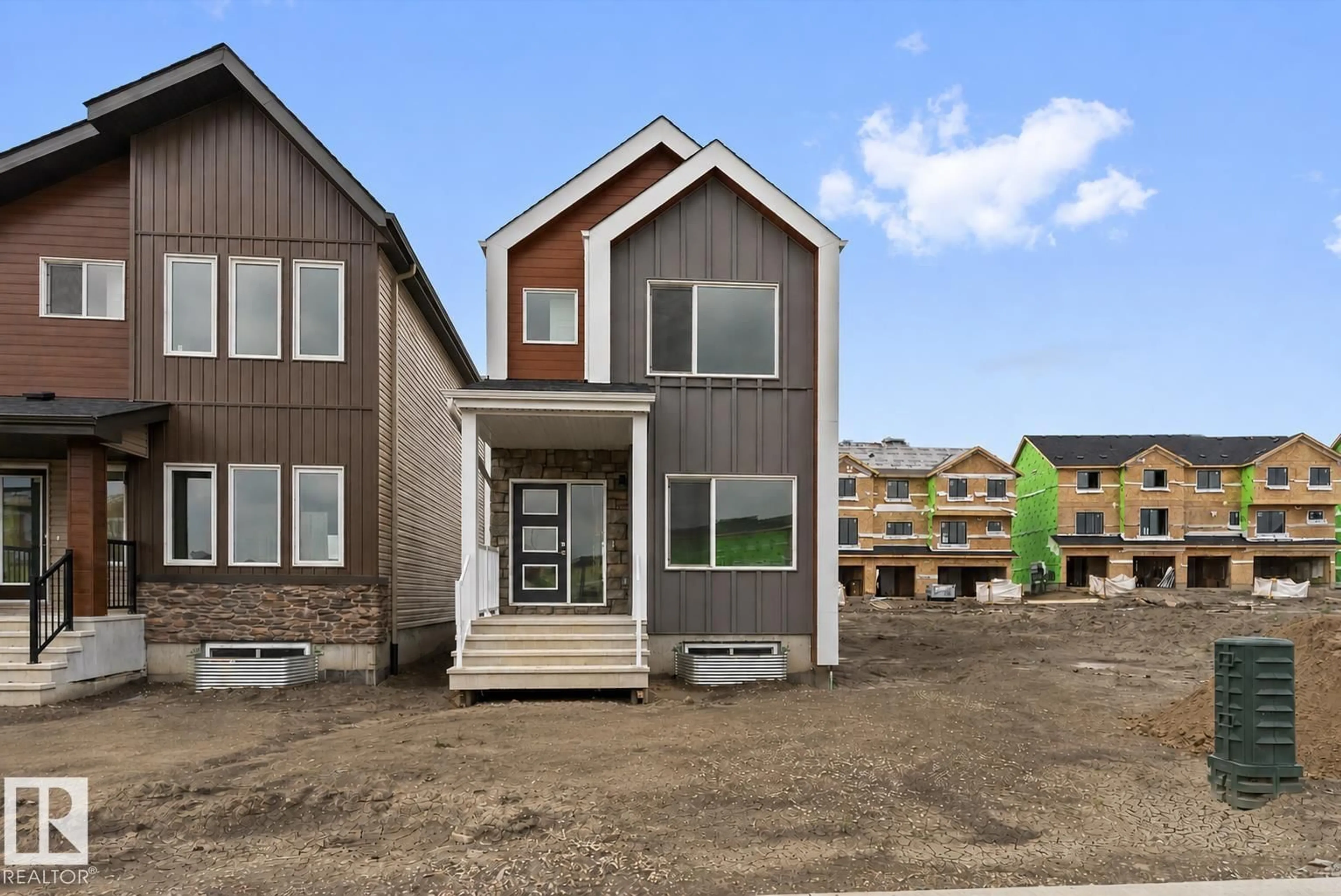 Home with vinyl exterior material, street for NW - 18717 18A AV, Edmonton Alberta T9G0M7
