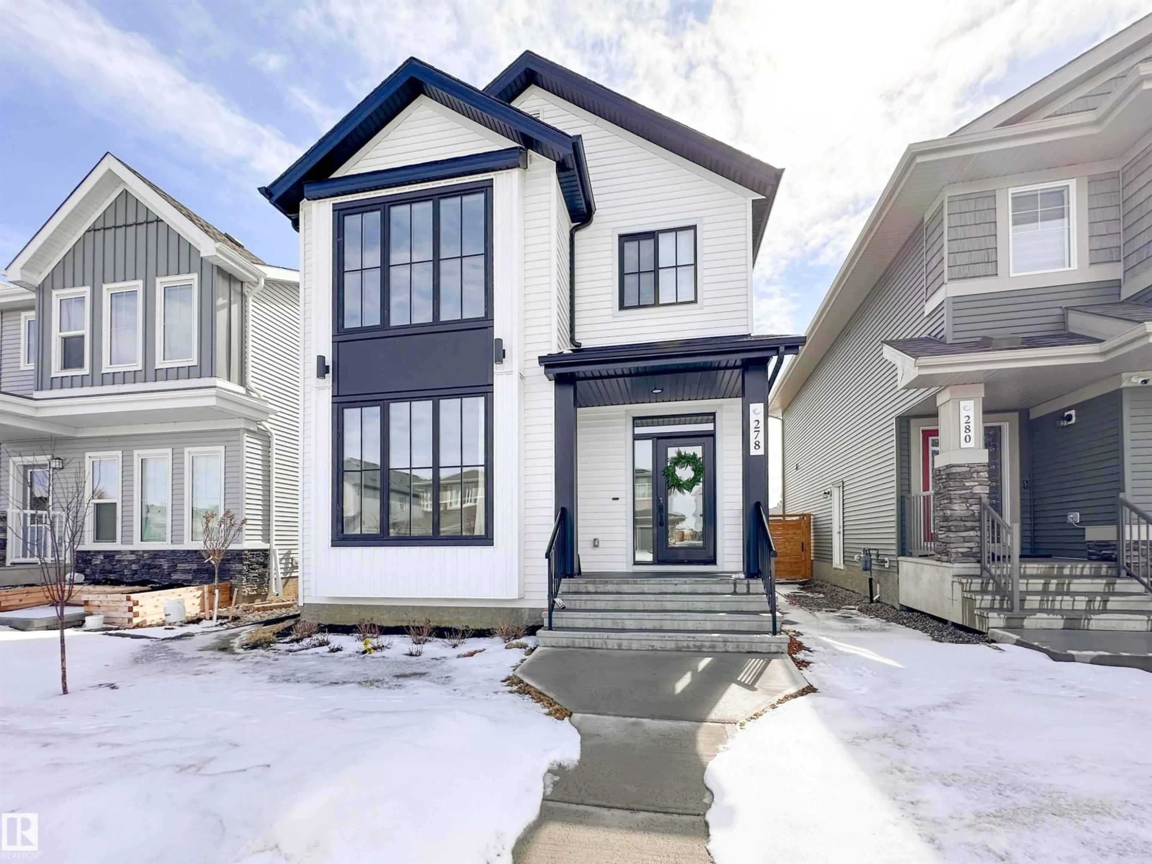 Home with vinyl exterior material, street for 278 JENSEN LAKES BV, St. Albert Alberta T8N7Z5