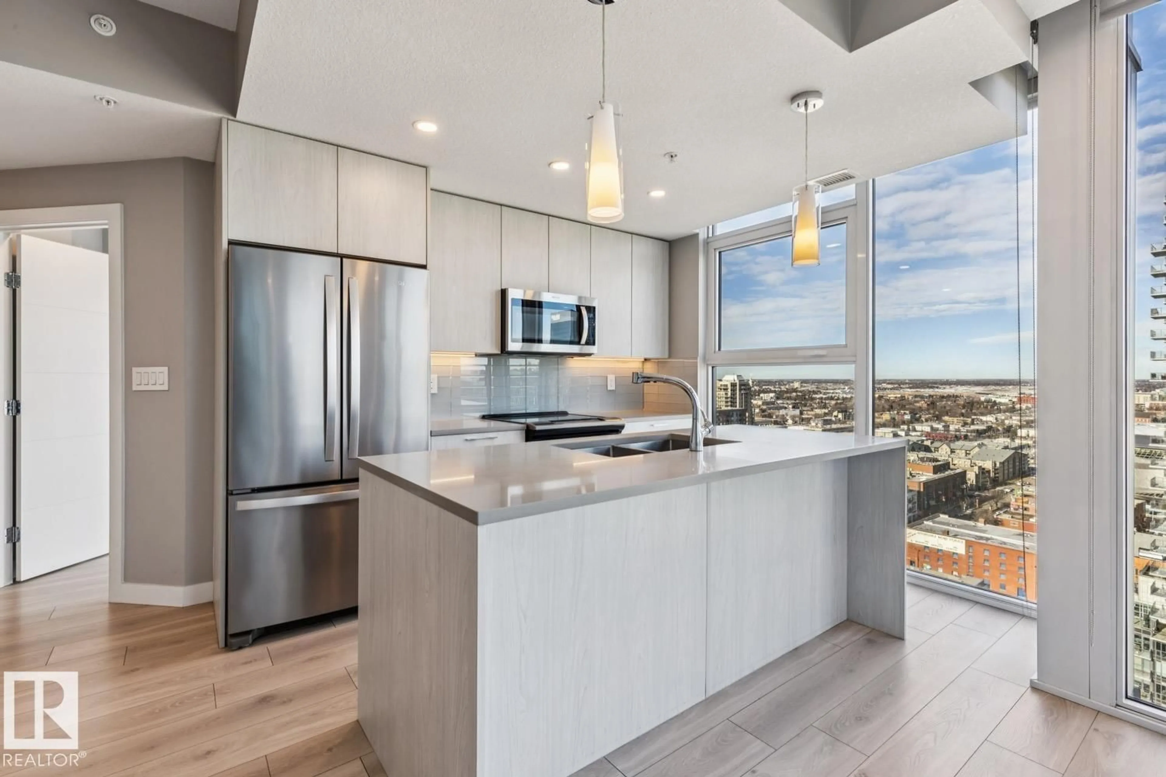 Open concept kitchen, unknown for 2303 - 10180 103 ST NW, Edmonton Alberta T5J0L1