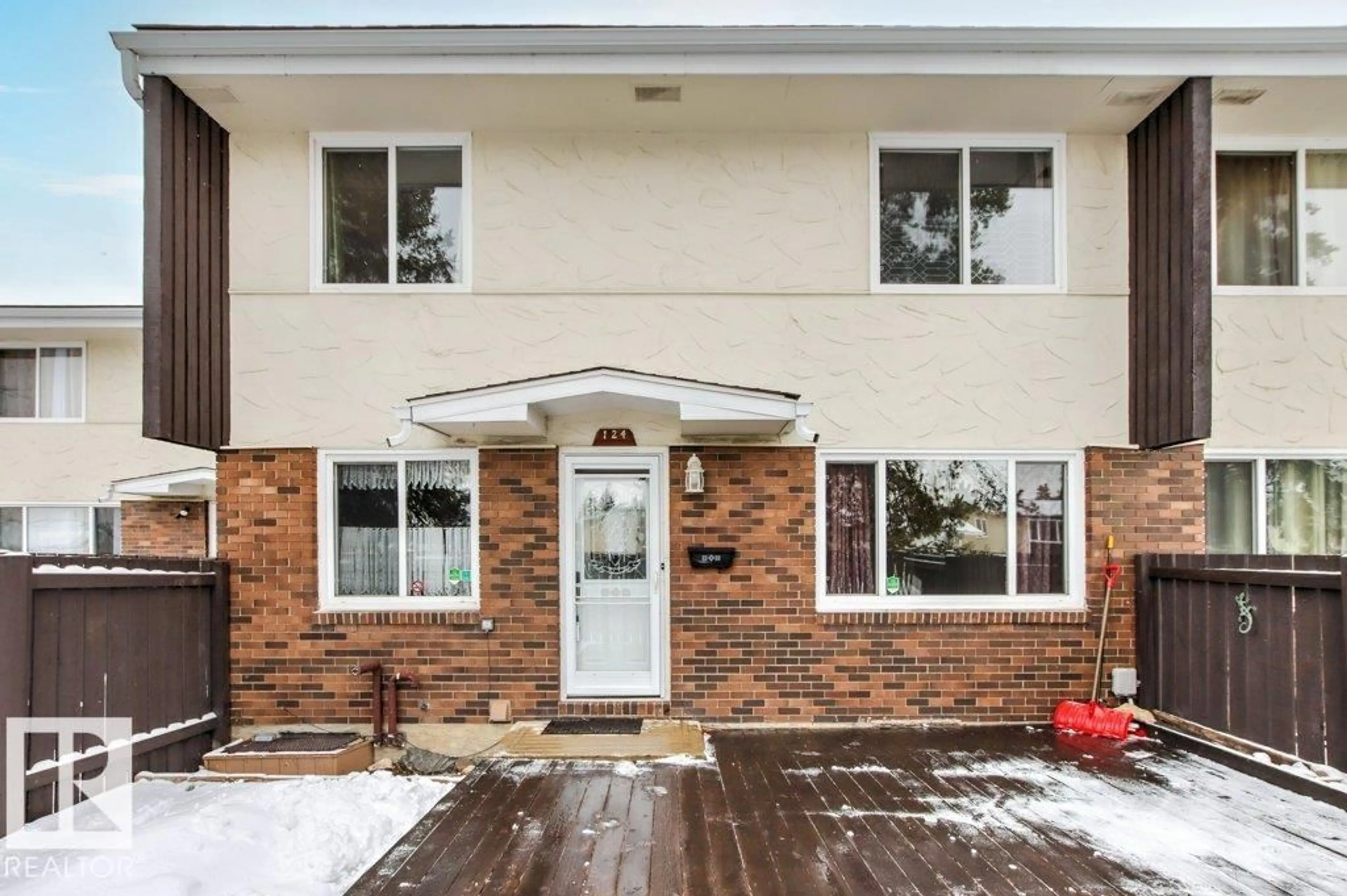 Home with brick exterior material, street for NW - 124 ROSELAND VG, Edmonton Alberta T5E5R6