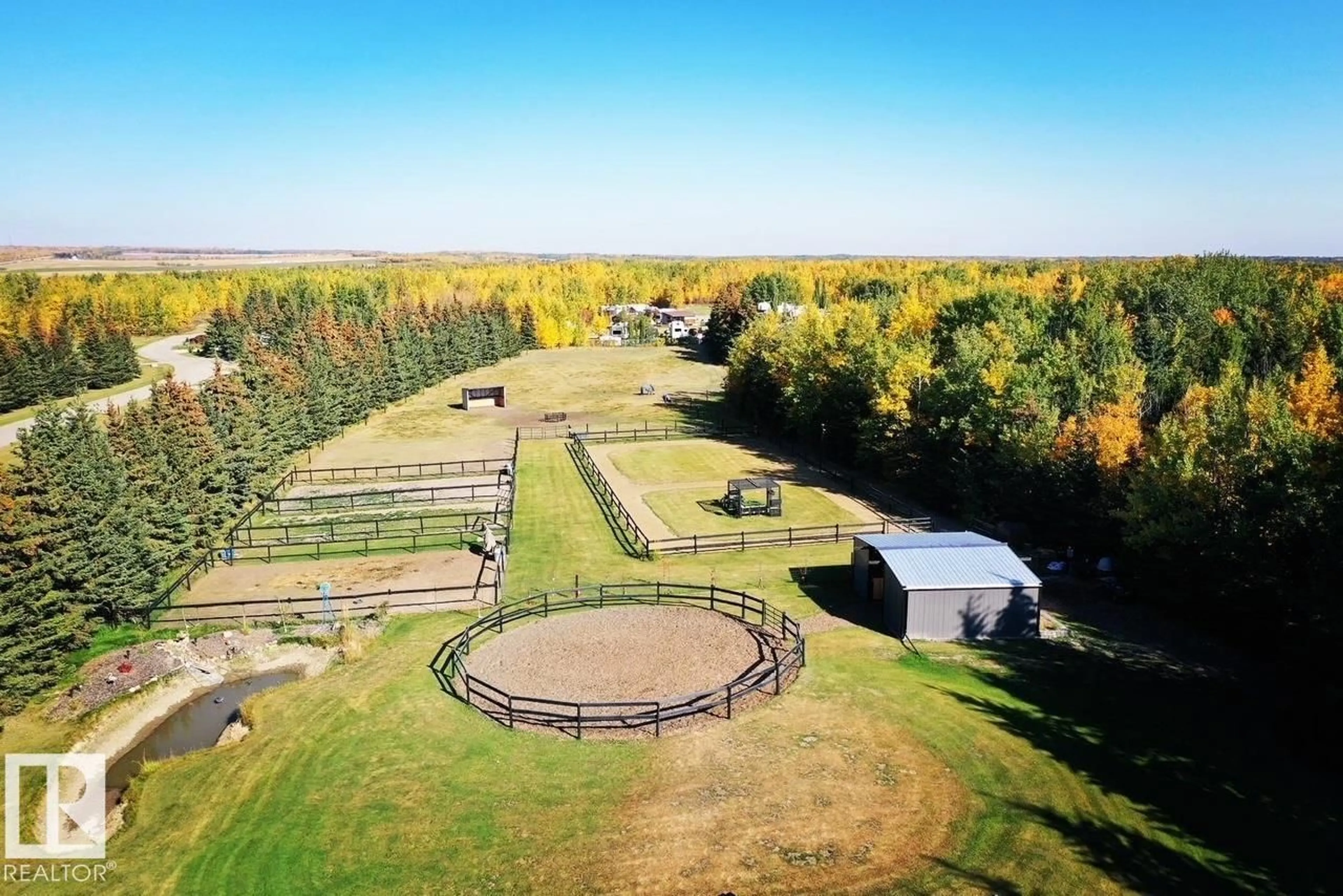 A pic from outside/outdoor area/front of a property/back of a property/a pic from drone, unknown for 275056 TWP ROAD 463, Rural Wetaskiwin County Alberta T0C1X0