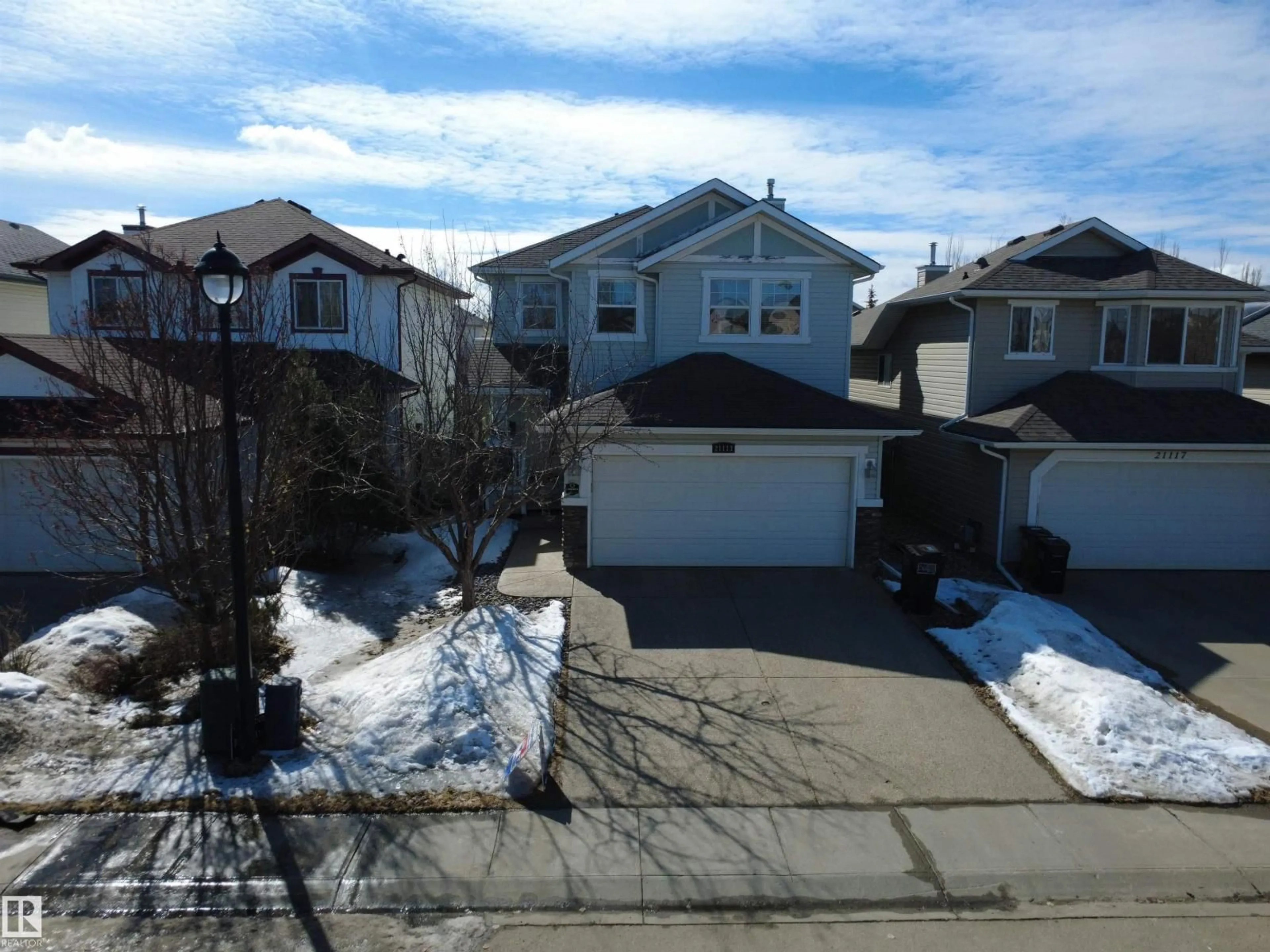 A pic from outside/outdoor area/front of a property/back of a property/a pic from drone, street for 21113 92A AV, Edmonton Alberta T5T6Z2