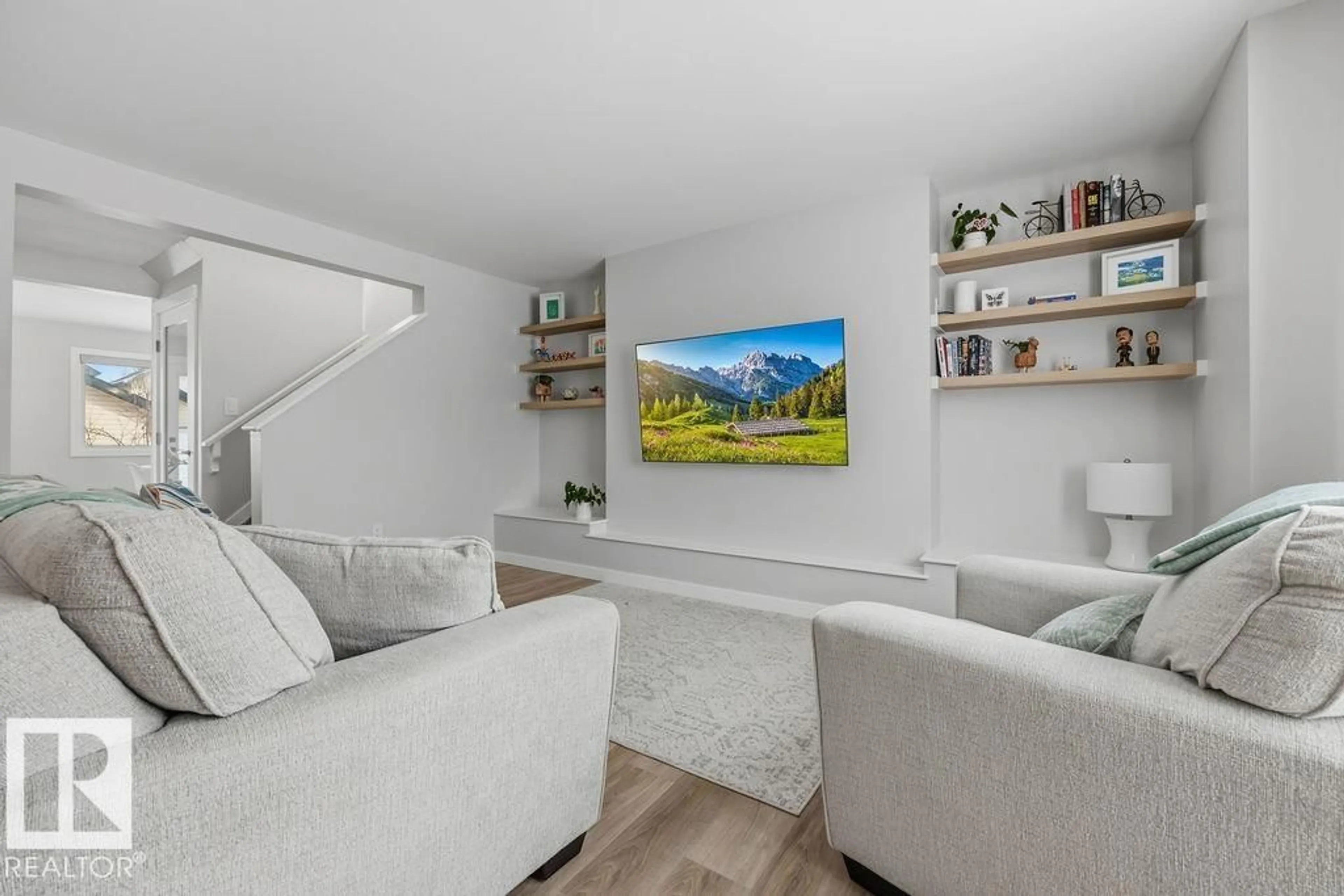 Living room with furniture, unknown for 21360 90 AV, Edmonton Alberta T5T6Y8