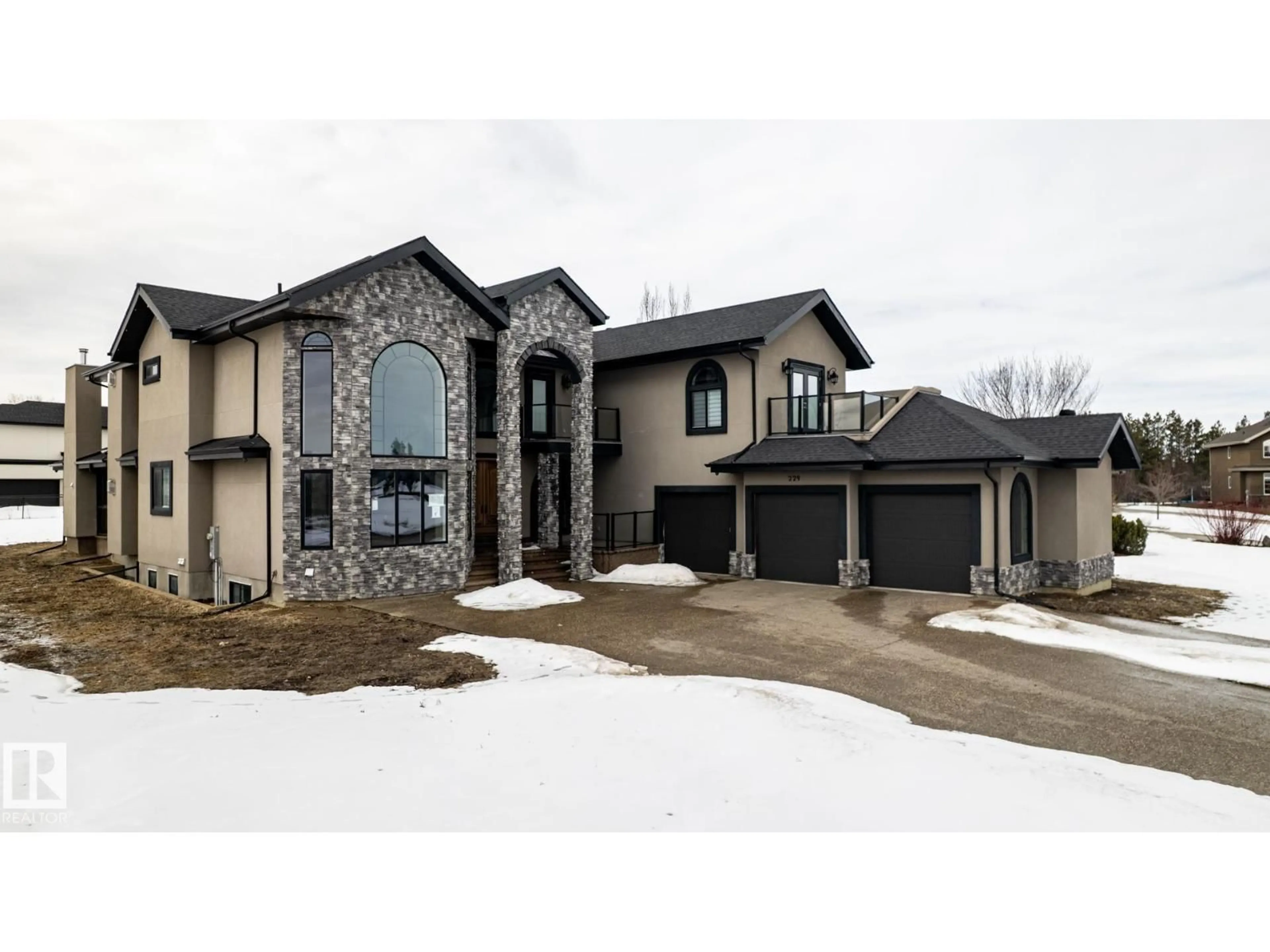 Home with brick exterior material, street for 229 54302 RGE ROAD 250, Rural Sturgeon County Alberta T8T0C9