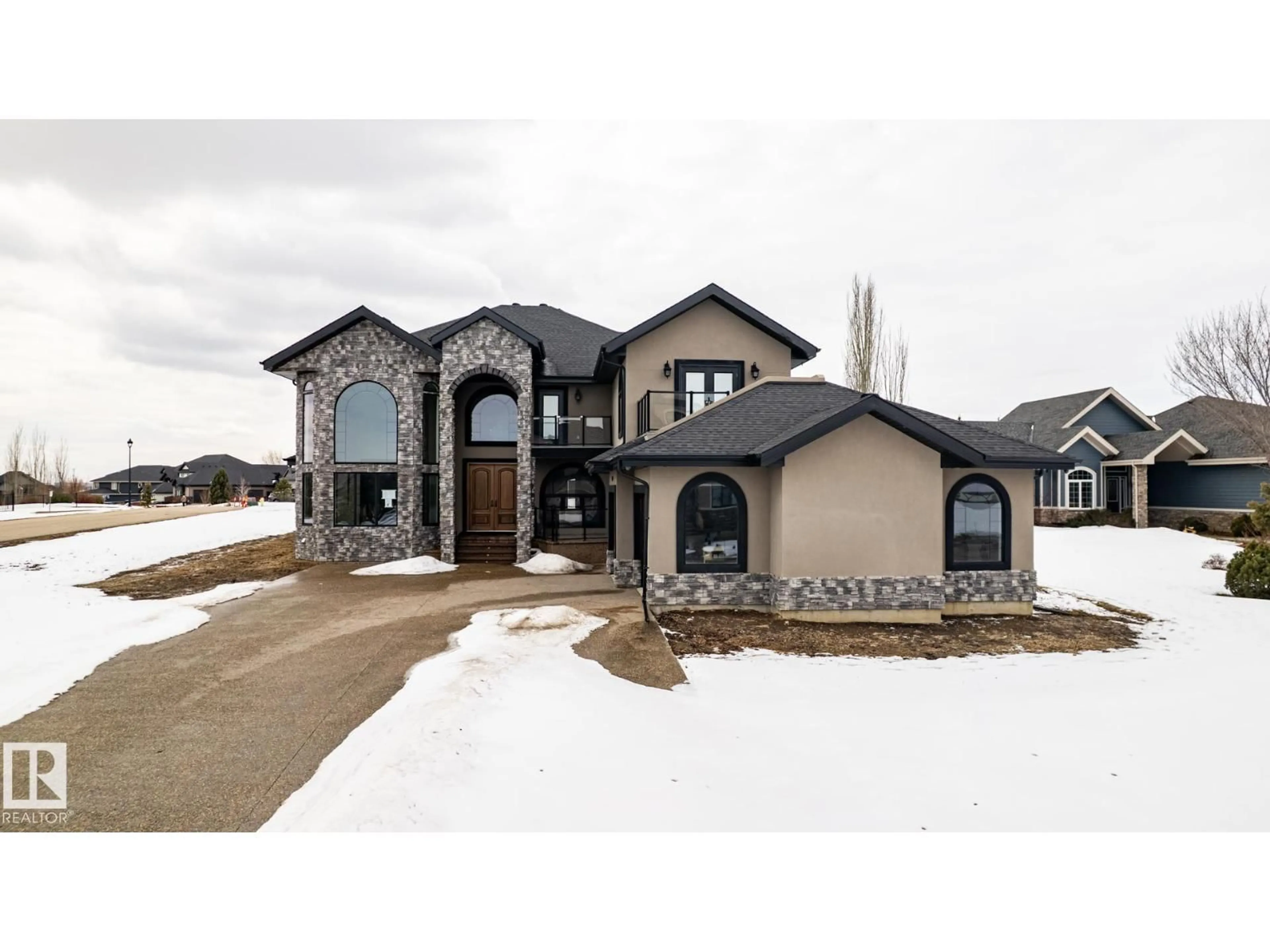 Home with brick exterior material, street for 229 54302 RGE ROAD 250, Rural Sturgeon County Alberta T8T0C9