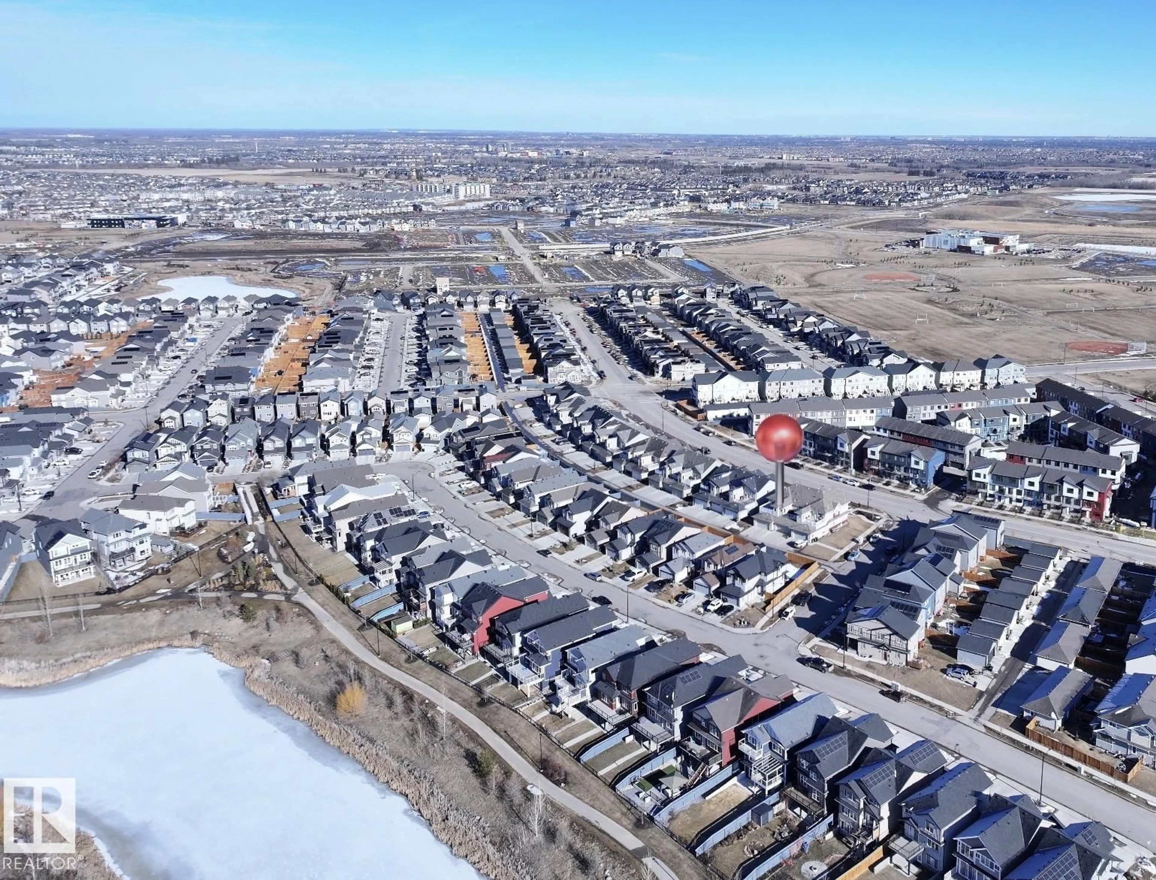 A pic from outside/outdoor area/front of a property/back of a property/a pic from drone, street for 11919 35 AV, Edmonton Alberta T6W4N3
