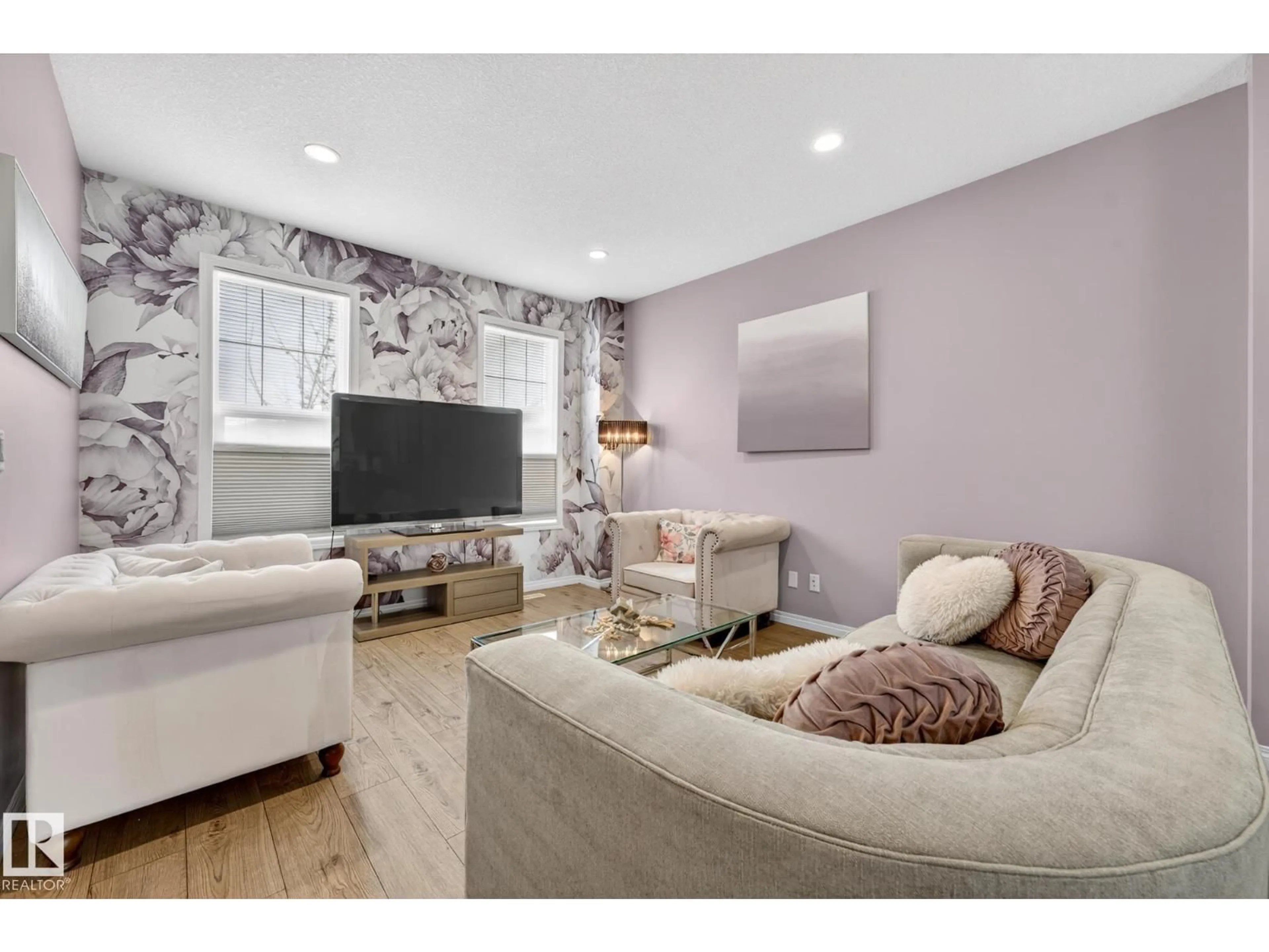 Living room with furniture, unknown for 8061 CHAPPELLE WY, Edmonton Alberta T6W3K8