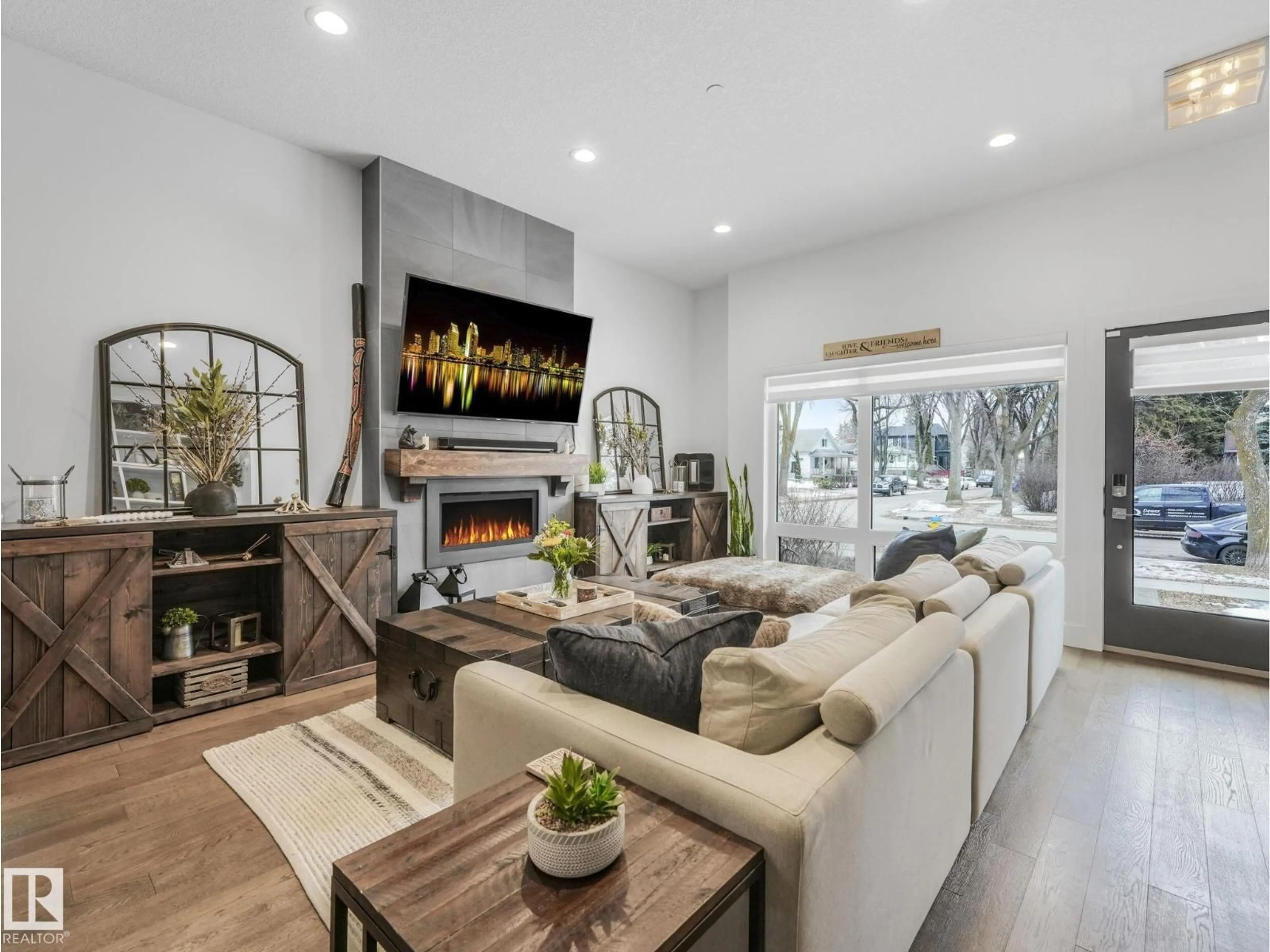 Living room with furniture, unknown for NW - 6720 105A ST, Edmonton Alberta T6H2R2