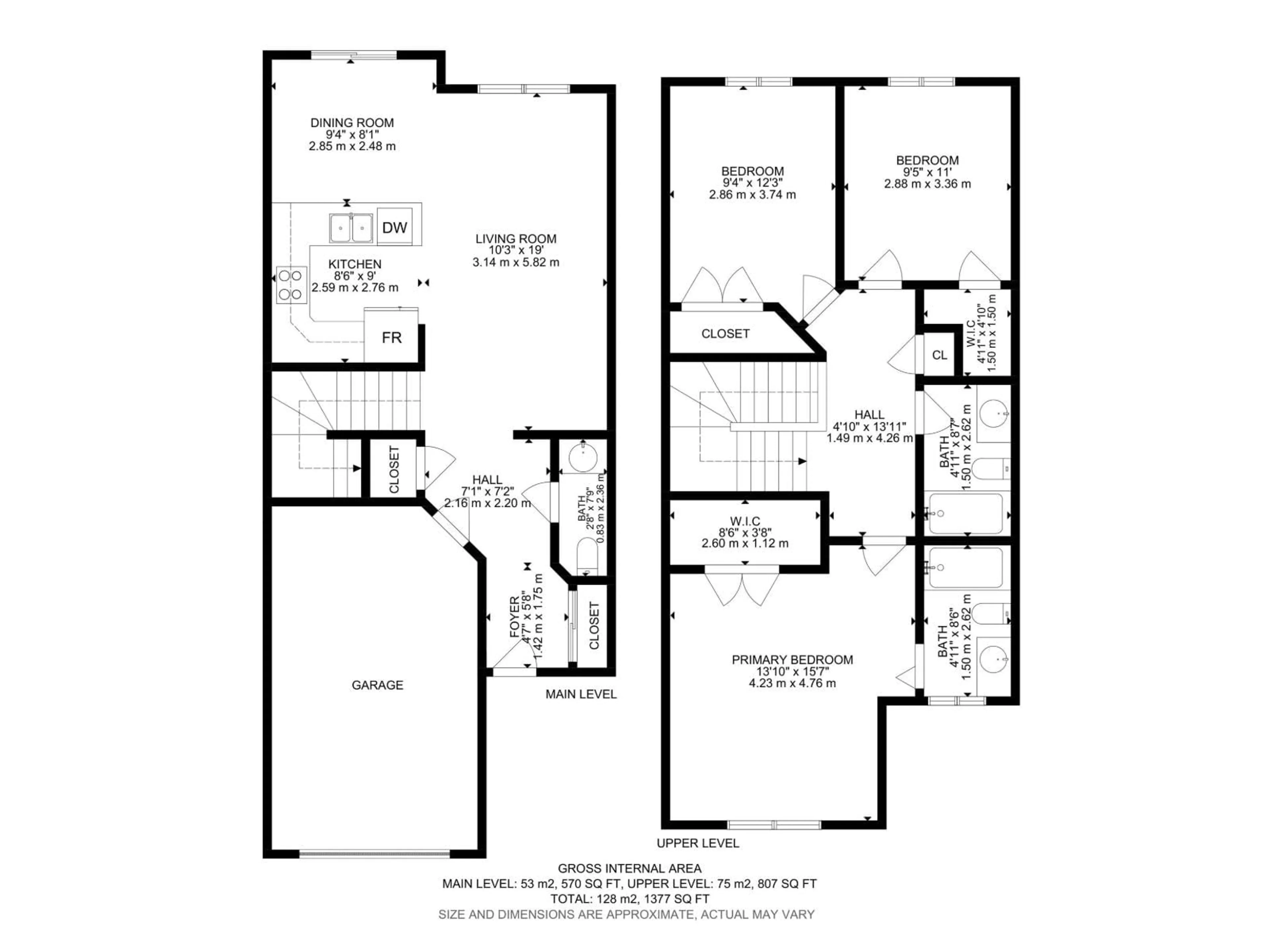 Floor plan for 3218 66 ST, Beaumont Alberta T4X2X4