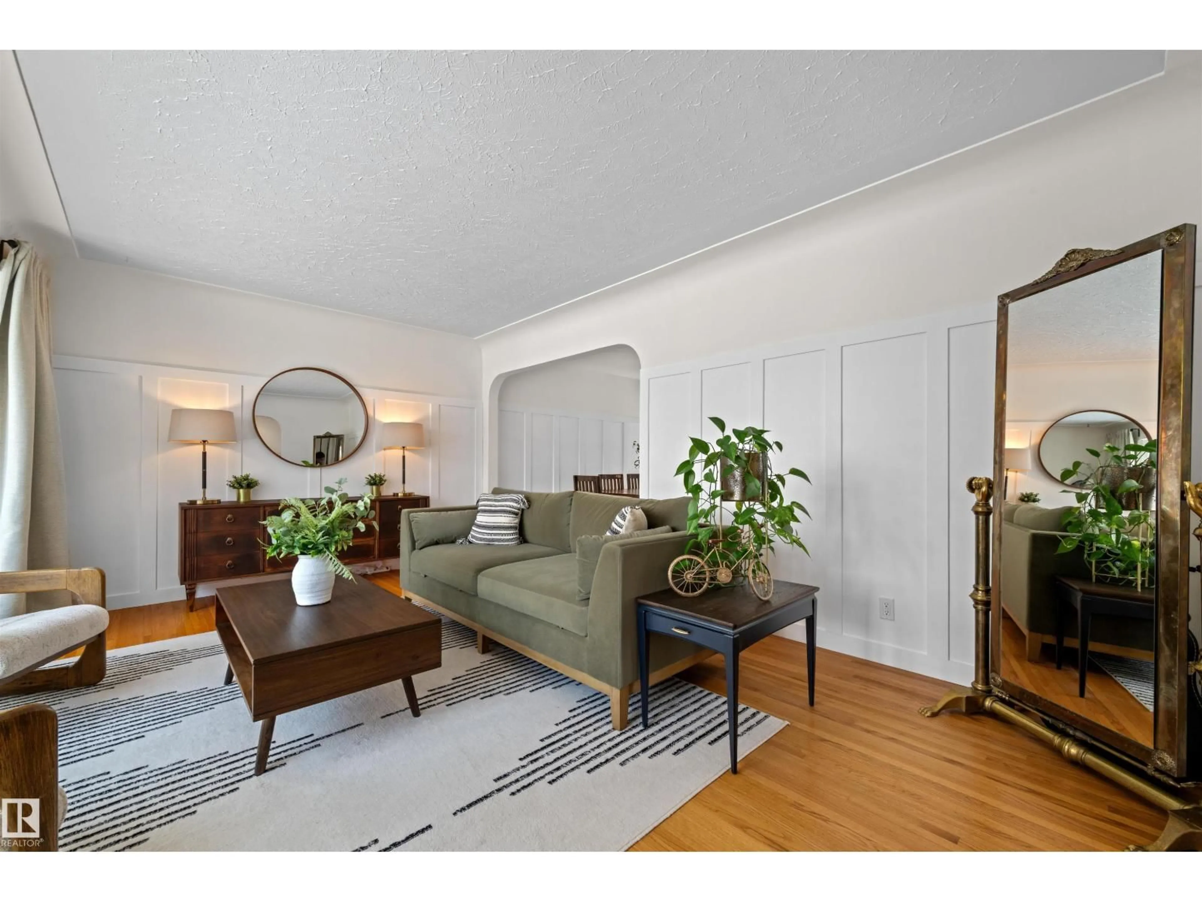 Living room with furniture, unknown for 10616 125 ST, Edmonton Alberta T5N1T6