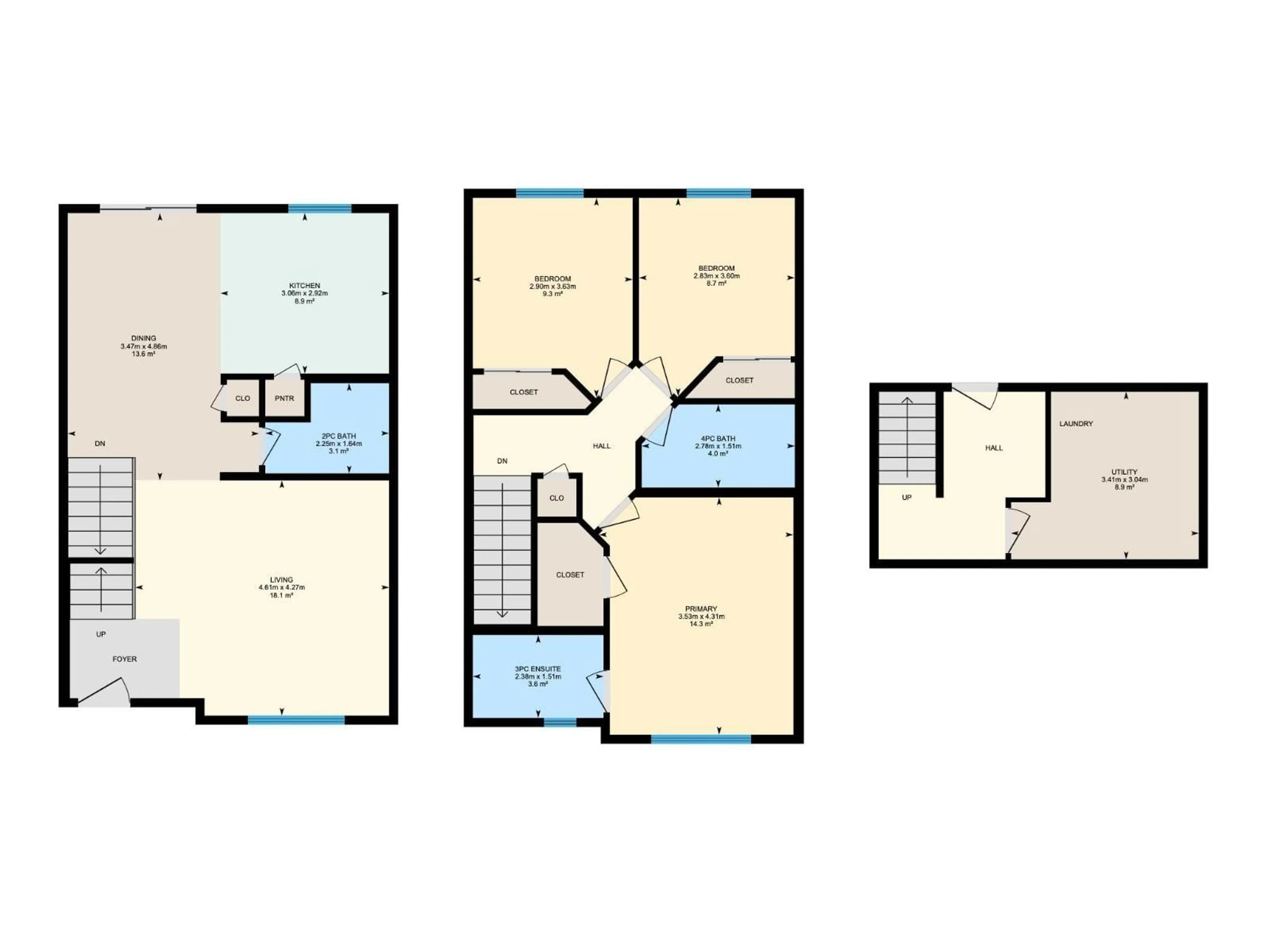 Floor plan for #10 - 9535 217 ST, Edmonton Alberta T5T4P5