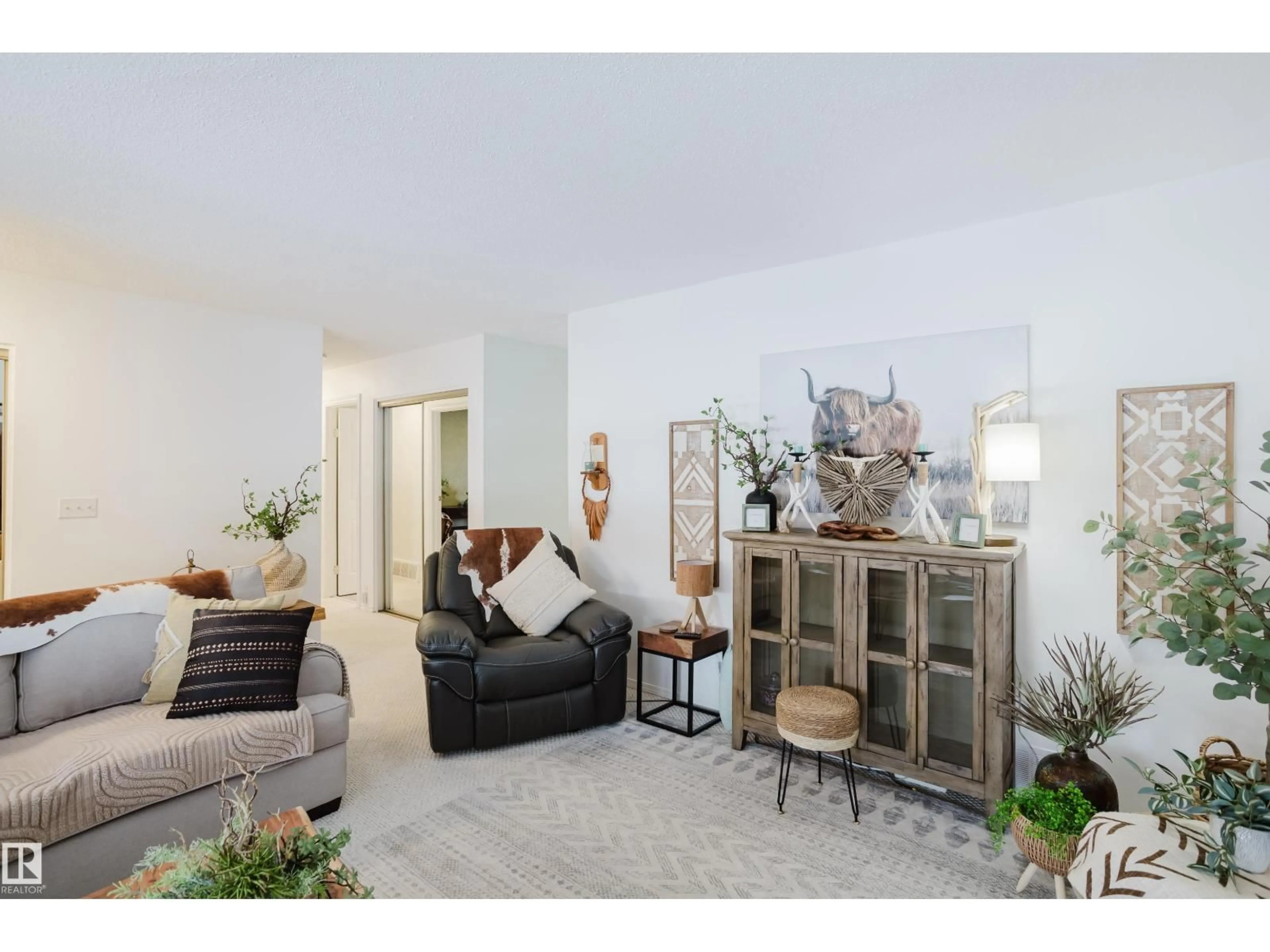 Living room with furniture, unknown for 8245 94 AV, Fort Saskatchewan Alberta T8L3L5