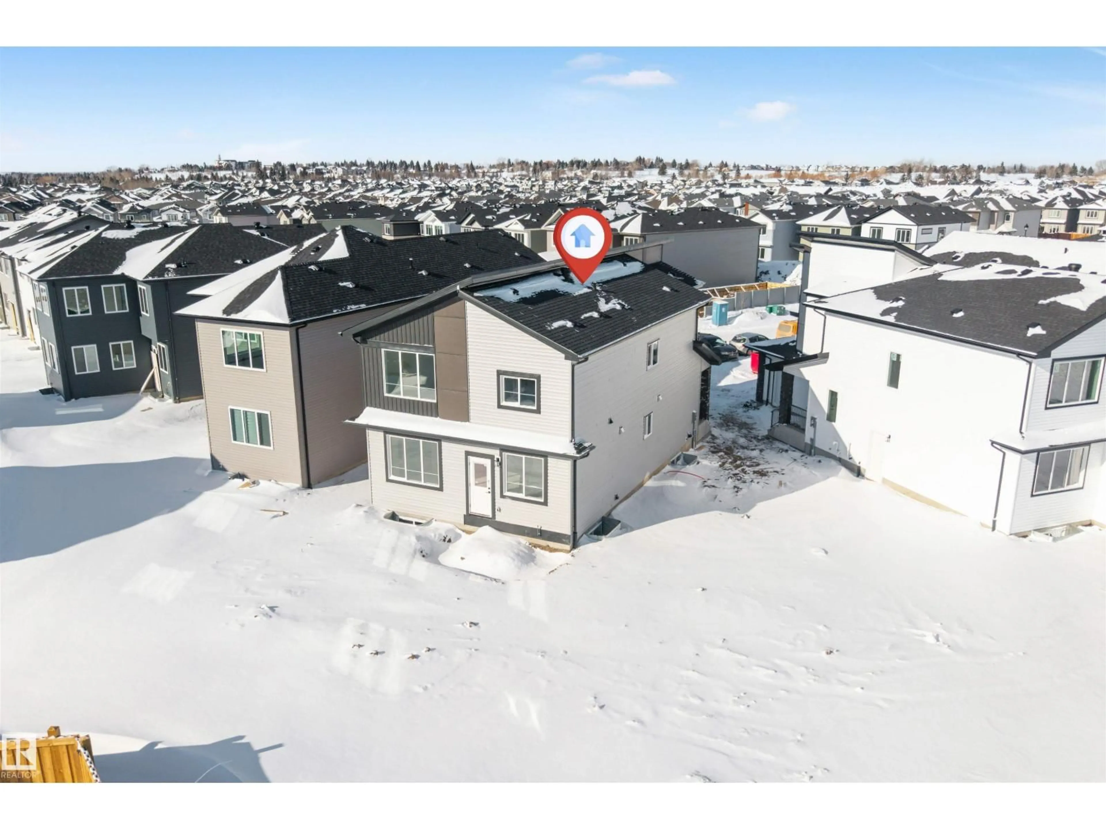 A pic from outside/outdoor area/front of a property/back of a property/a pic from drone, unknown for 4401 35 ST, Beaumont Alberta T4X3G9