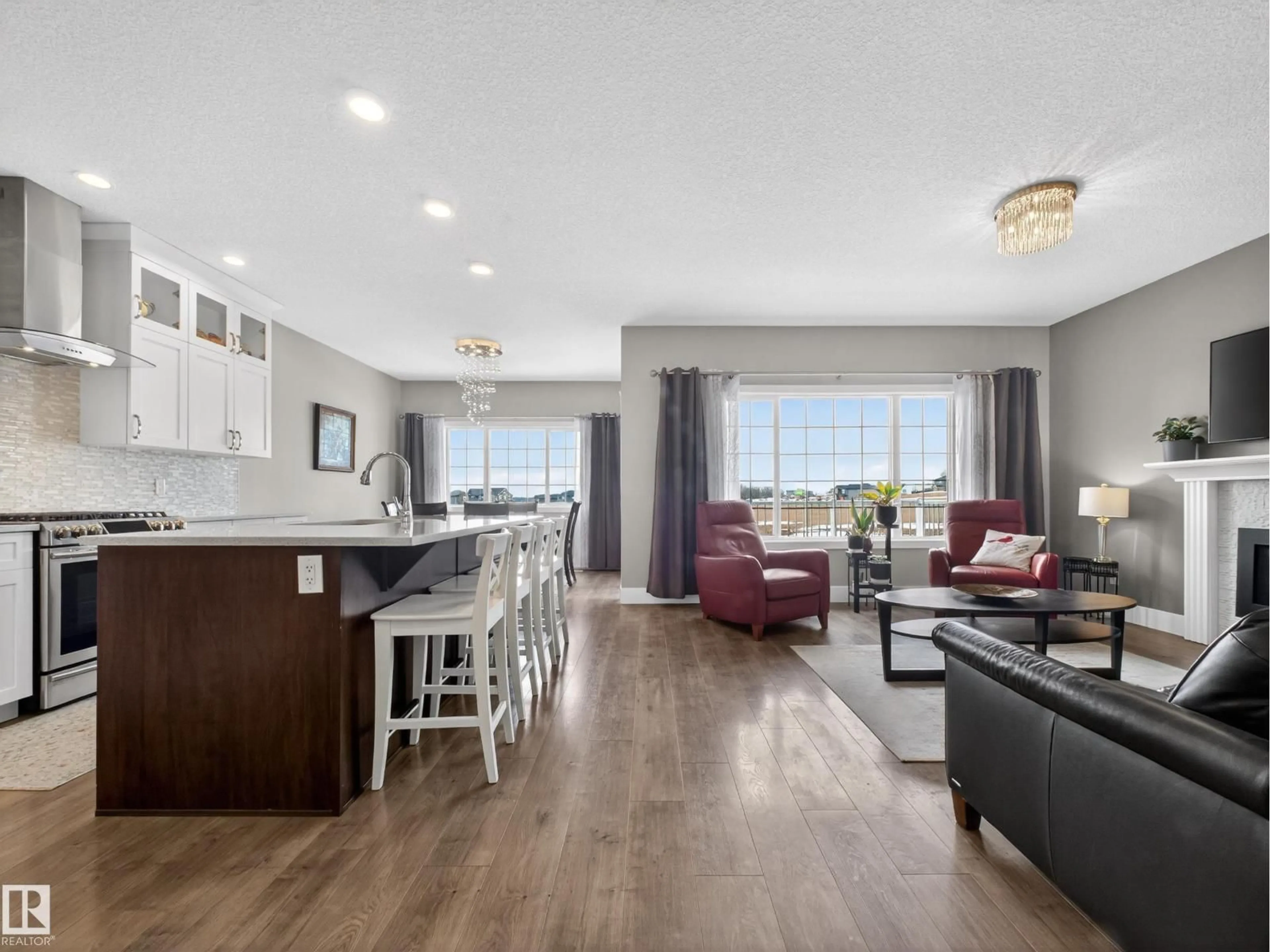 Open concept kitchen, unknown for LI NW - 1047 COOPERS HAWK LINK, Edmonton Alberta T5S0M2