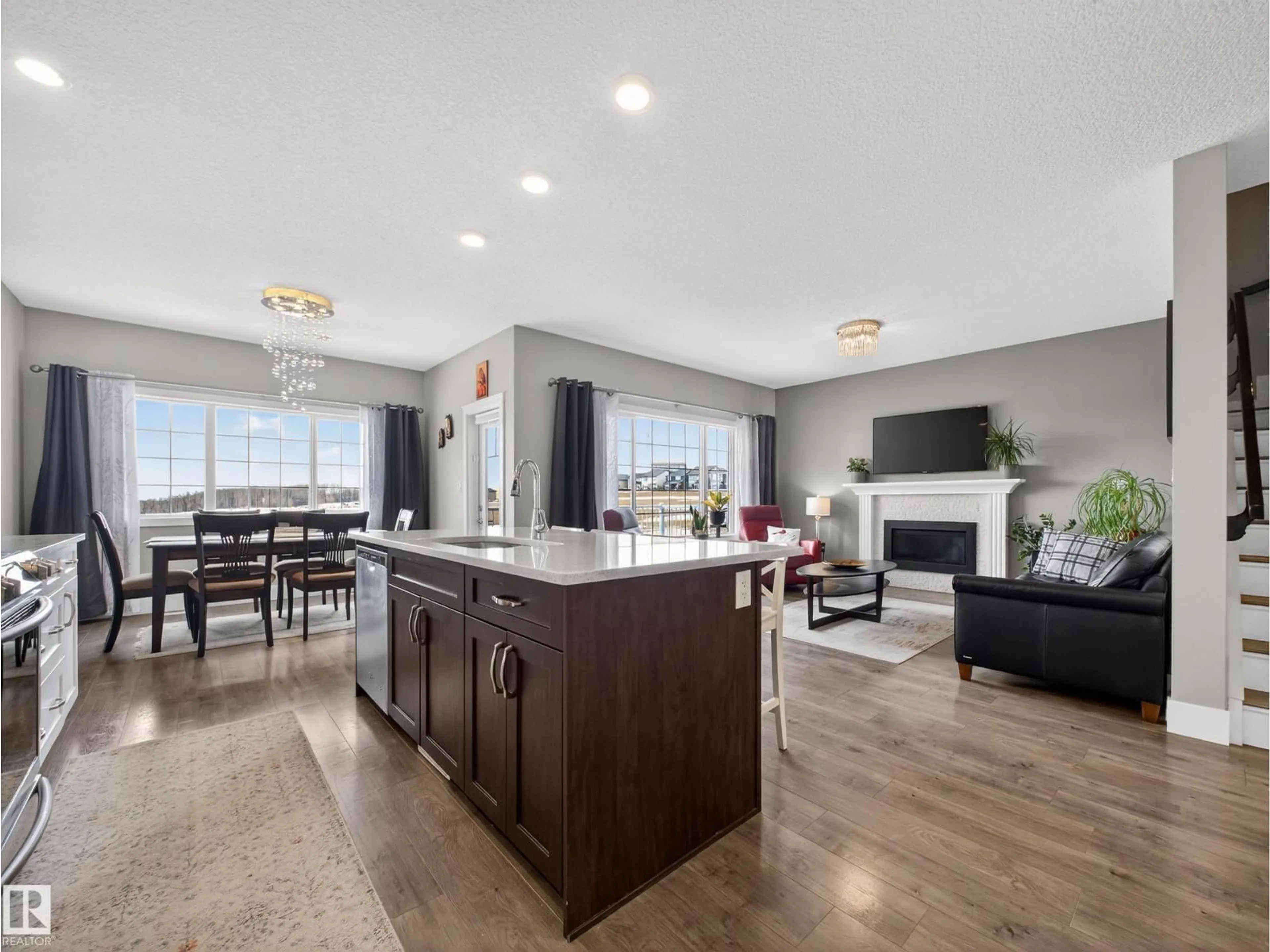 Open concept kitchen, unknown for LI NW - 1047 COOPERS HAWK LINK, Edmonton Alberta T5S0M2