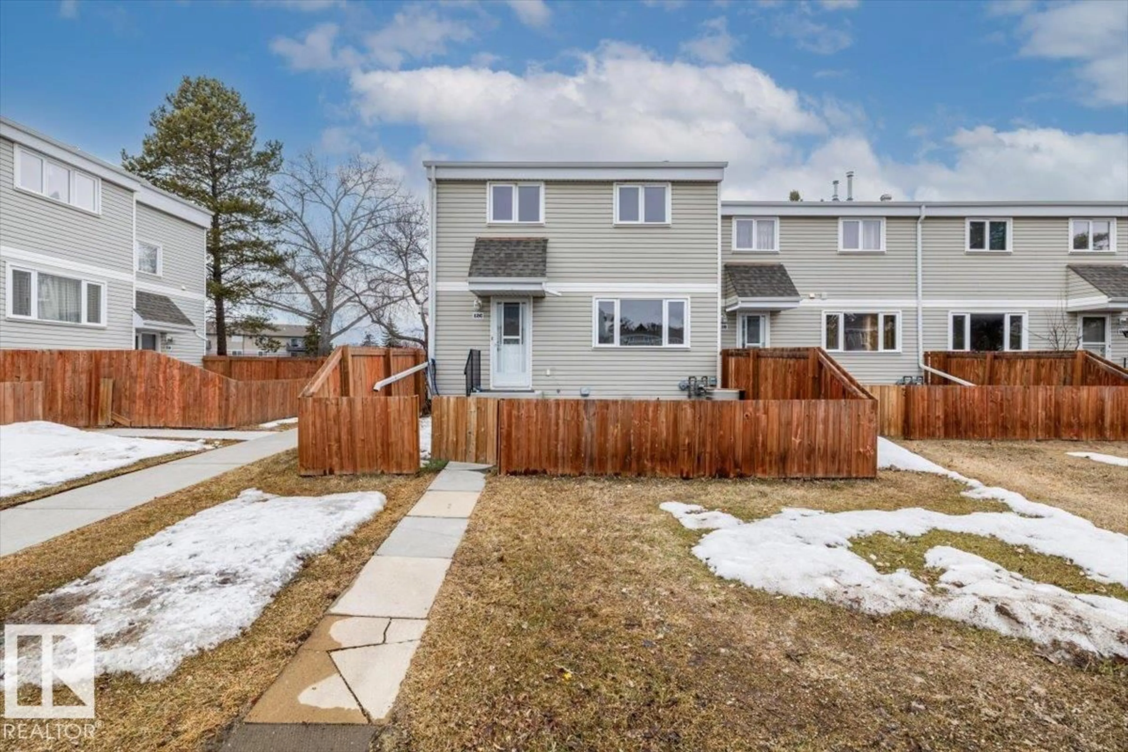 A pic from outside/outdoor area/front of a property/back of a property/a pic from drone, street for 12C CASTLE TC, Edmonton Alberta T5X2E6