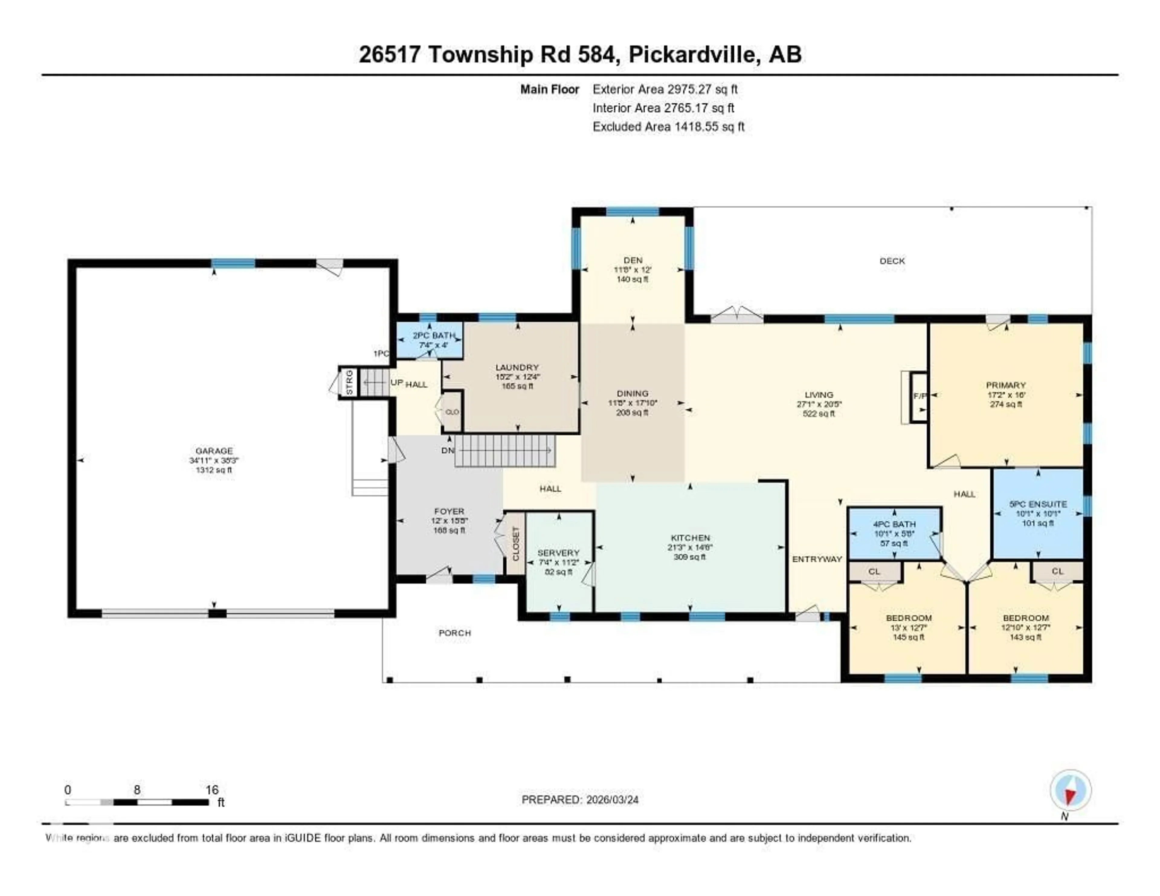 Floor plan for 26517 TWP ROAD 584, Rural Westlock County Alberta T0G1W0