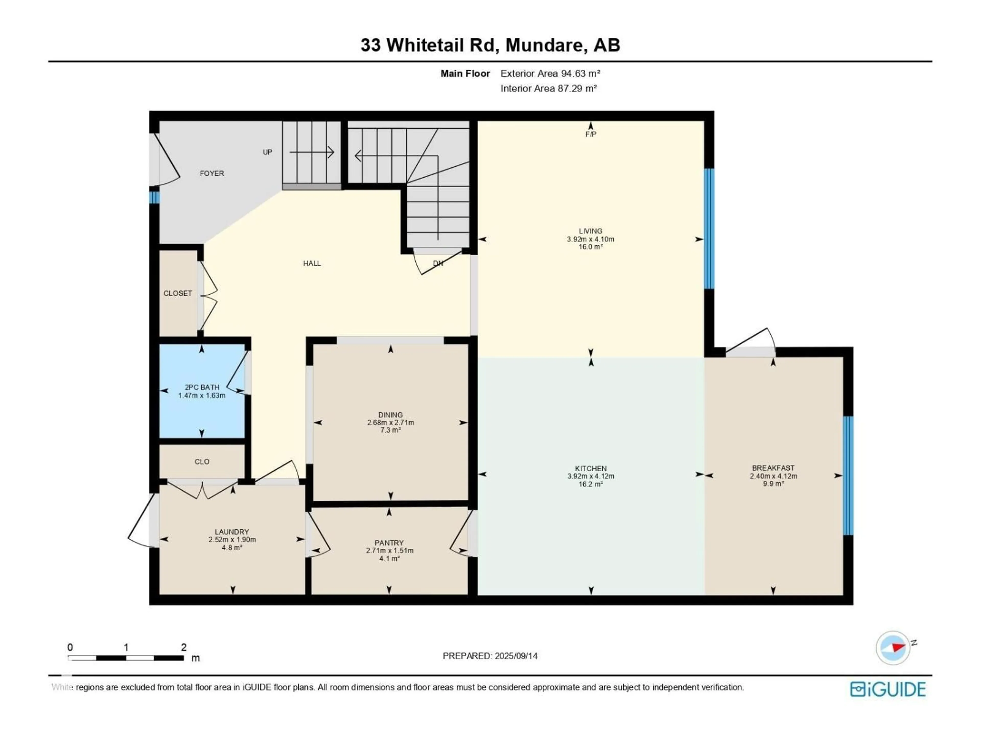 Floor plan for 33 WHITETAIL RD, Mundare Alberta T0B3H0