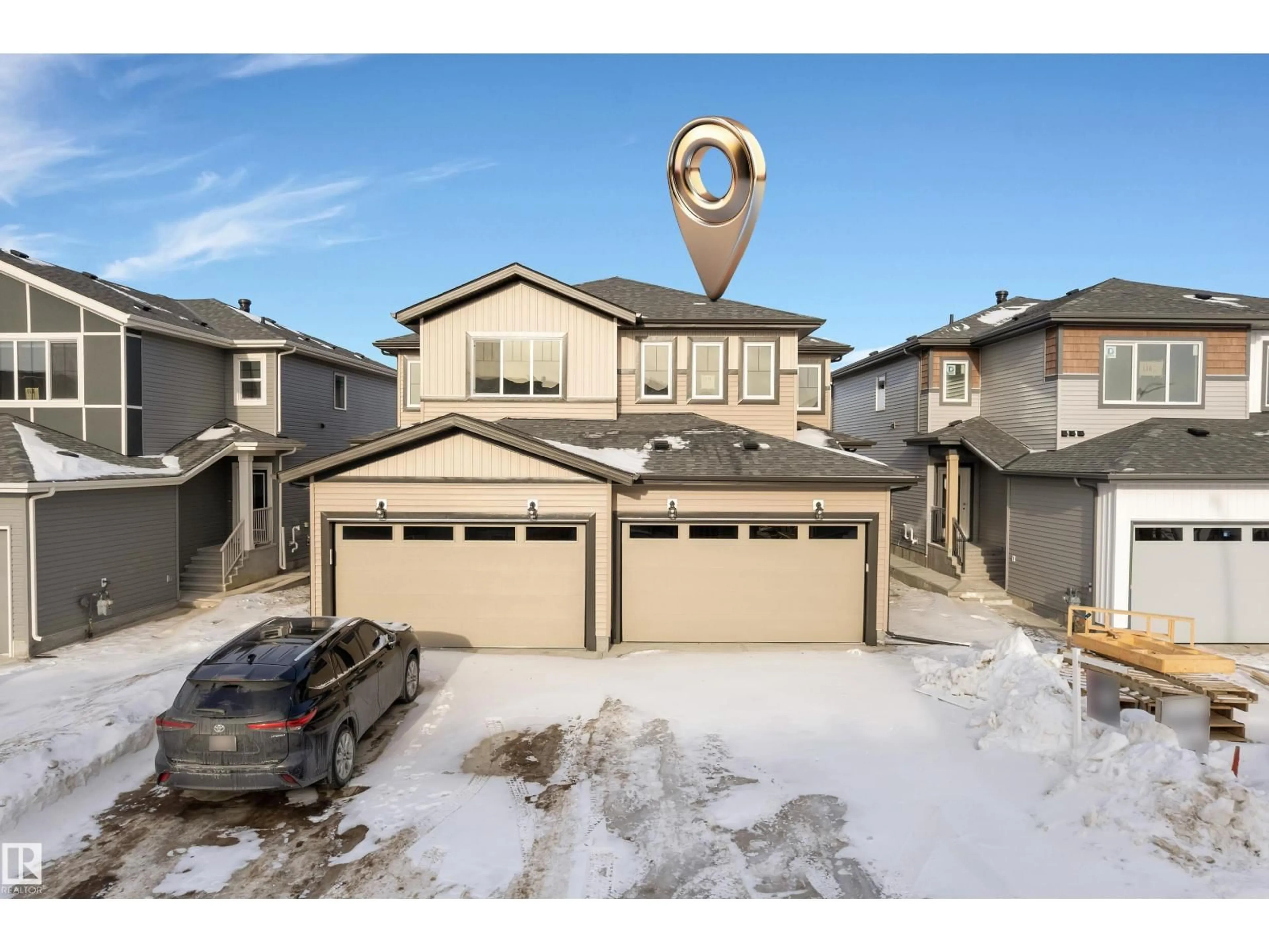 A pic from outside/outdoor area/front of a property/back of a property/a pic from drone, street for 114 MITCHELL BN, Leduc Alberta T9E1T4