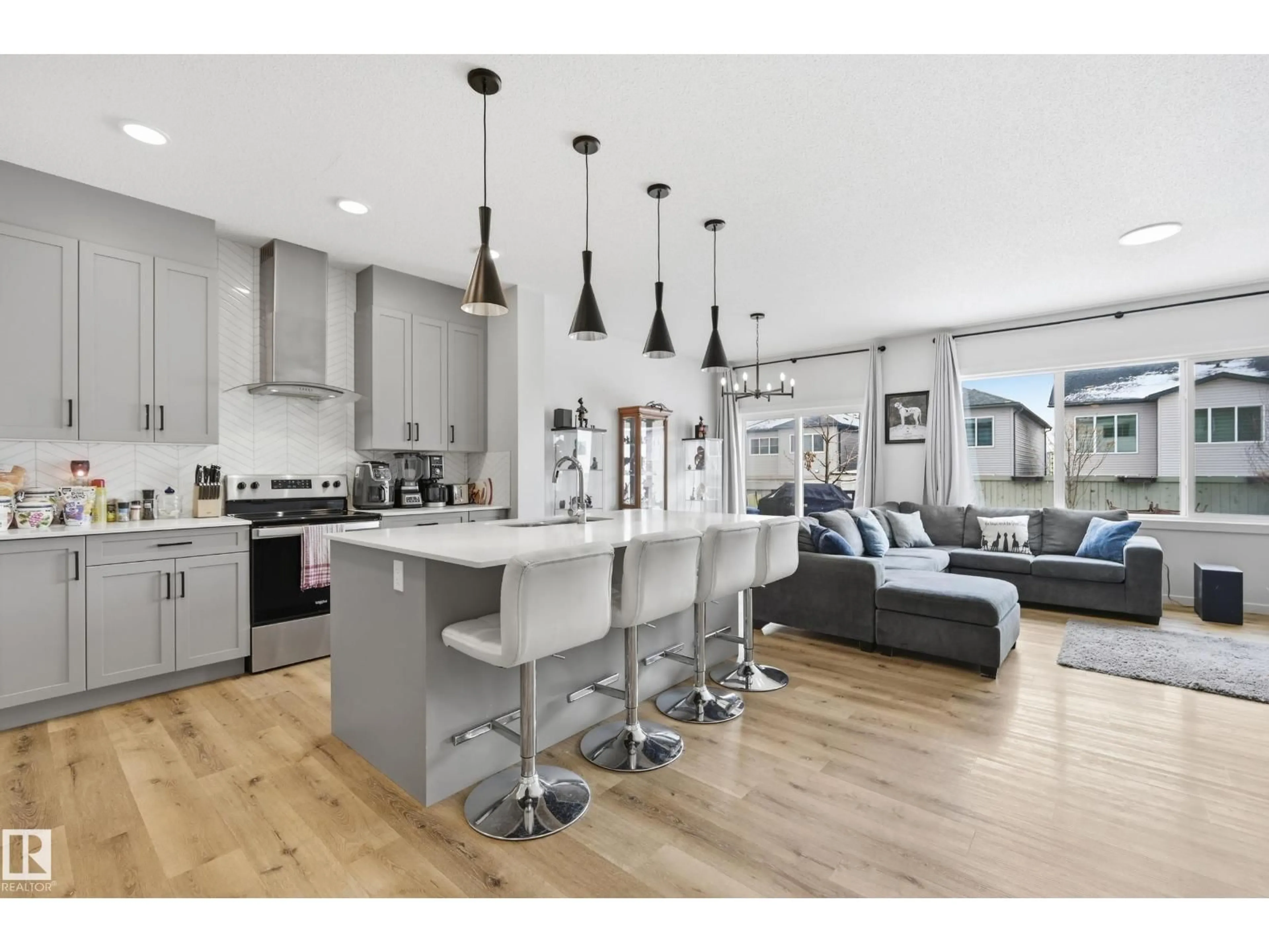 Open concept kitchen, unknown for NW - 9235 223 ST, Edmonton Alberta T5T7M1